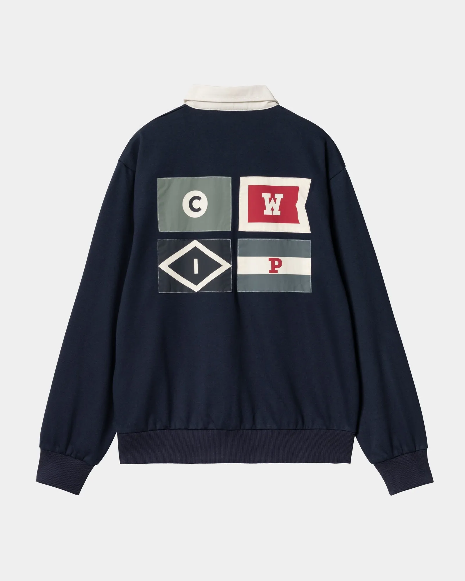 Flags Rugby Sweatshirt | Space Carhartt WIP
