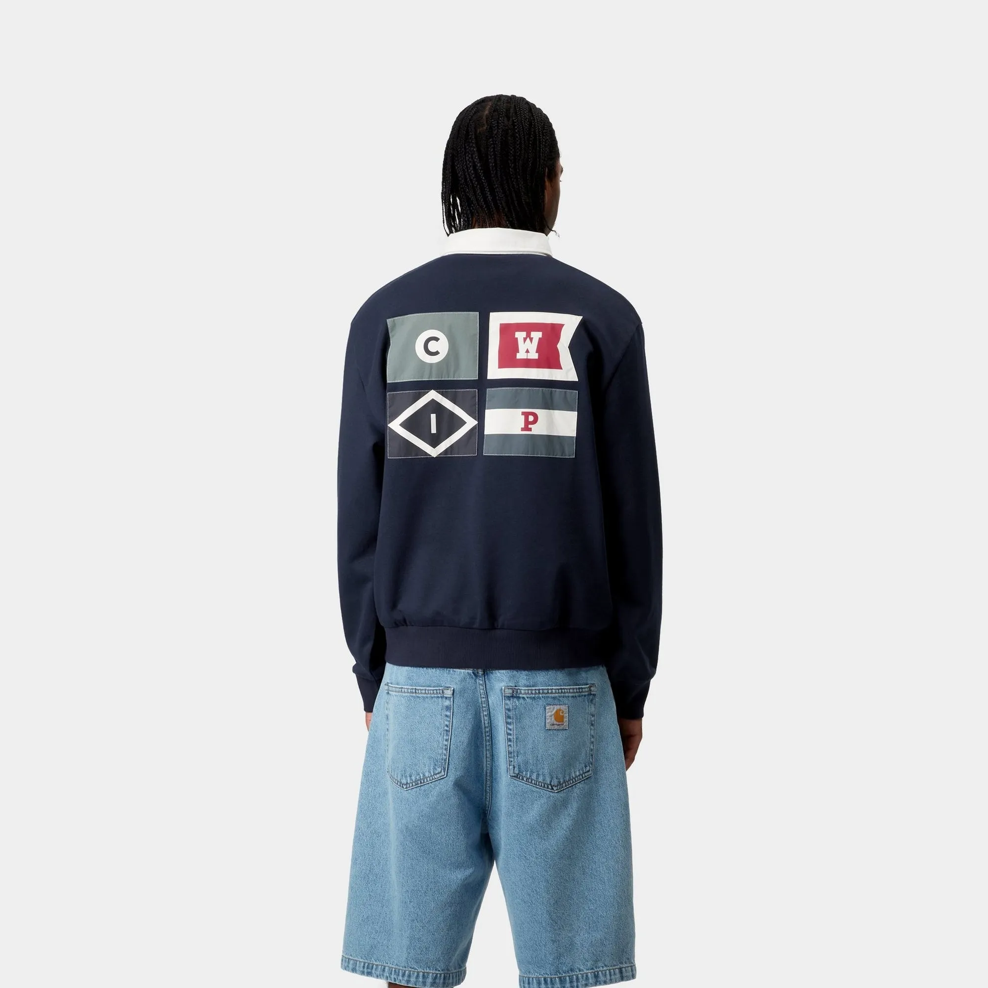 Flags Rugby Sweatshirt | Space Carhartt WIP