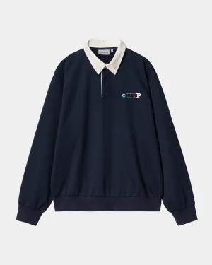 Flags Rugby Sweatshirt | Space Carhartt WIP