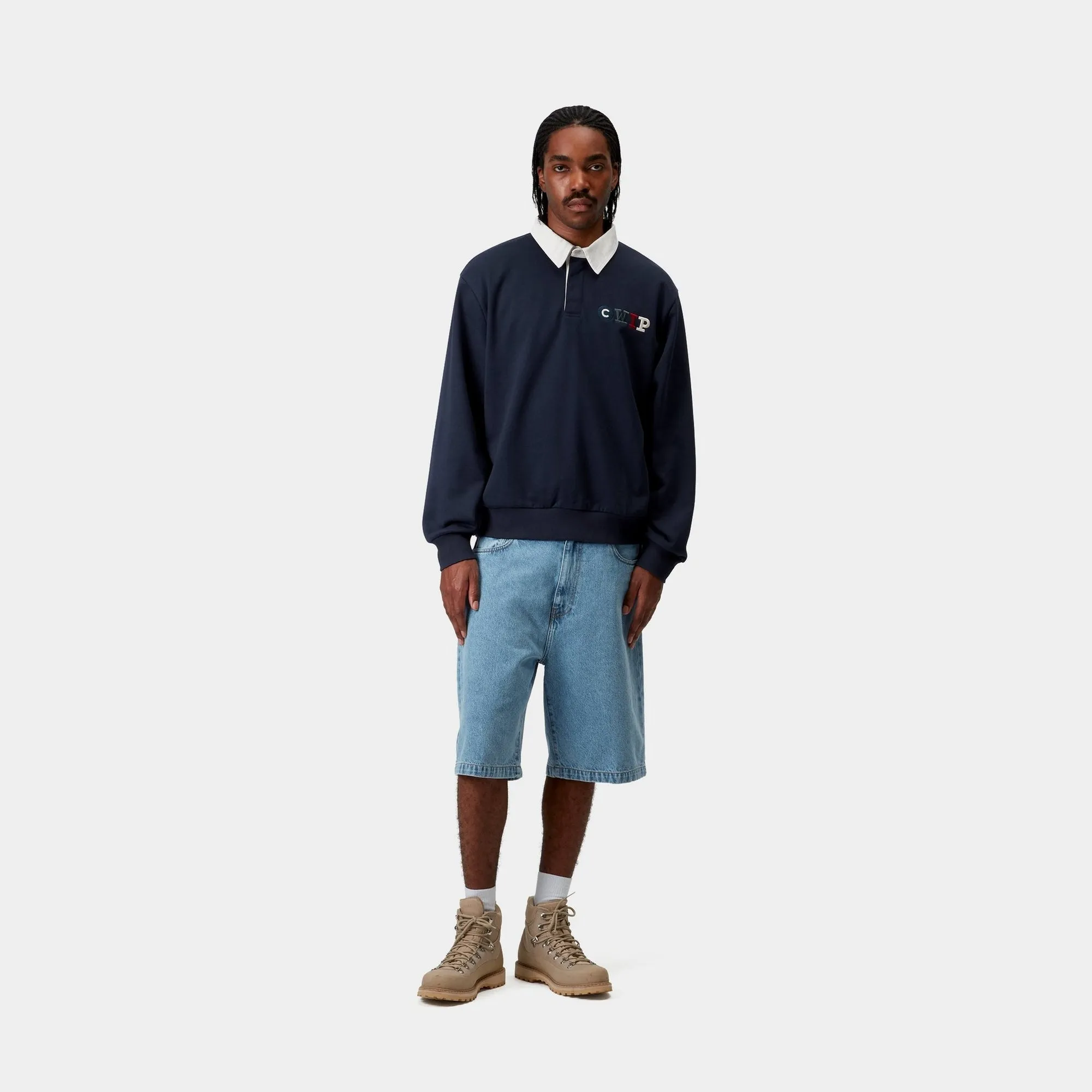 Flags Rugby Sweatshirt | Space Carhartt WIP