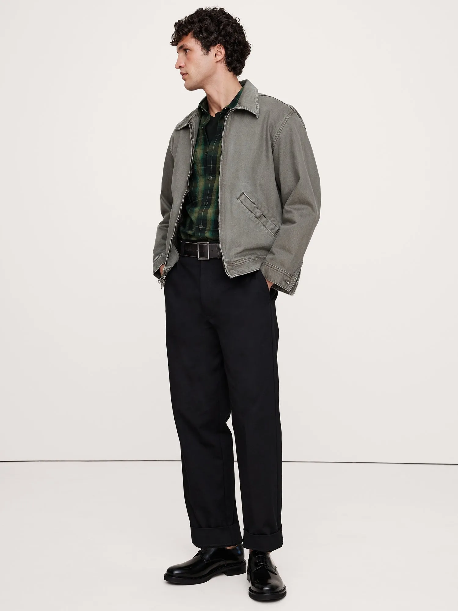 Flannel Utility Shirt Banana Republic