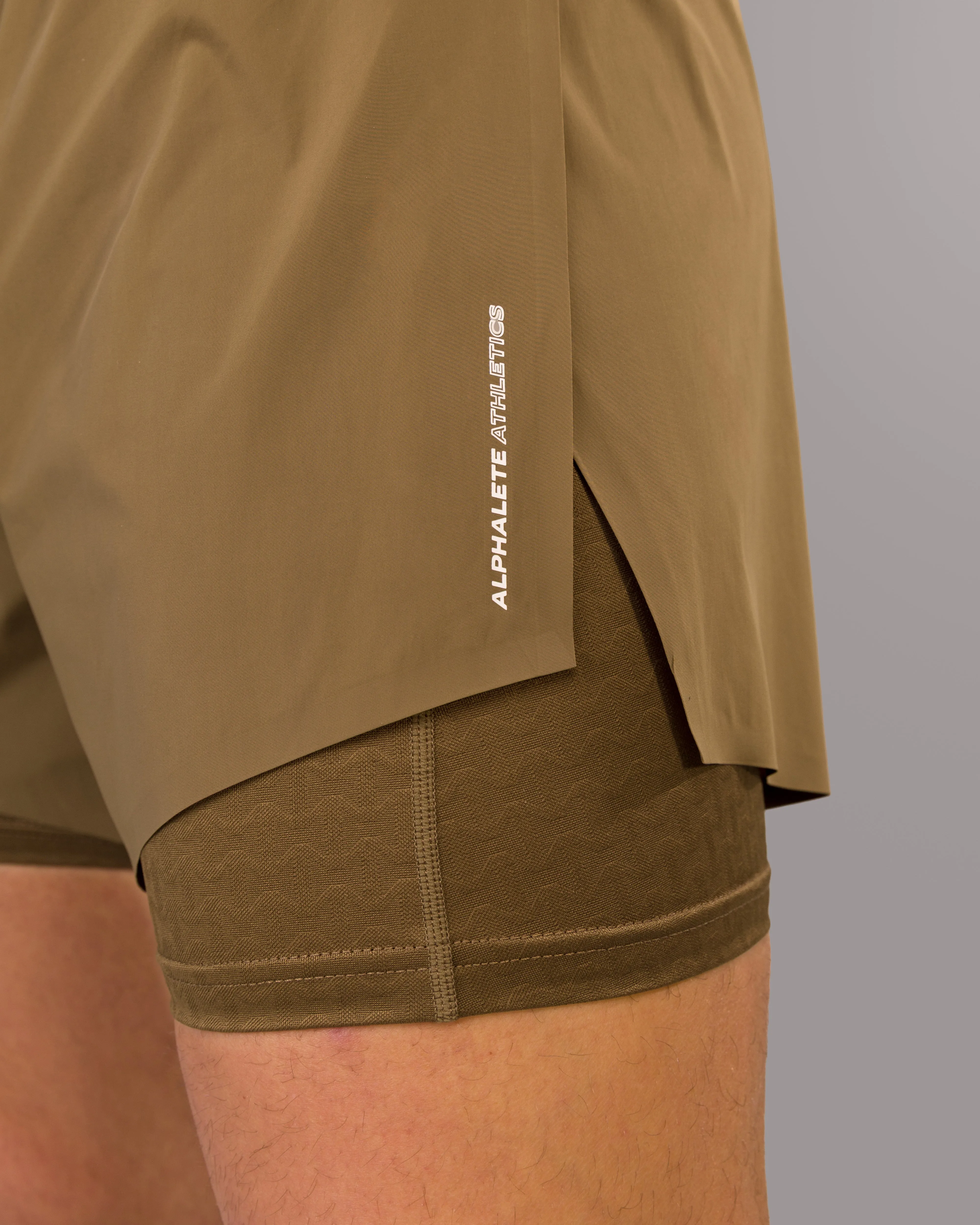 Flex Short - Carob Alphalete Athletics