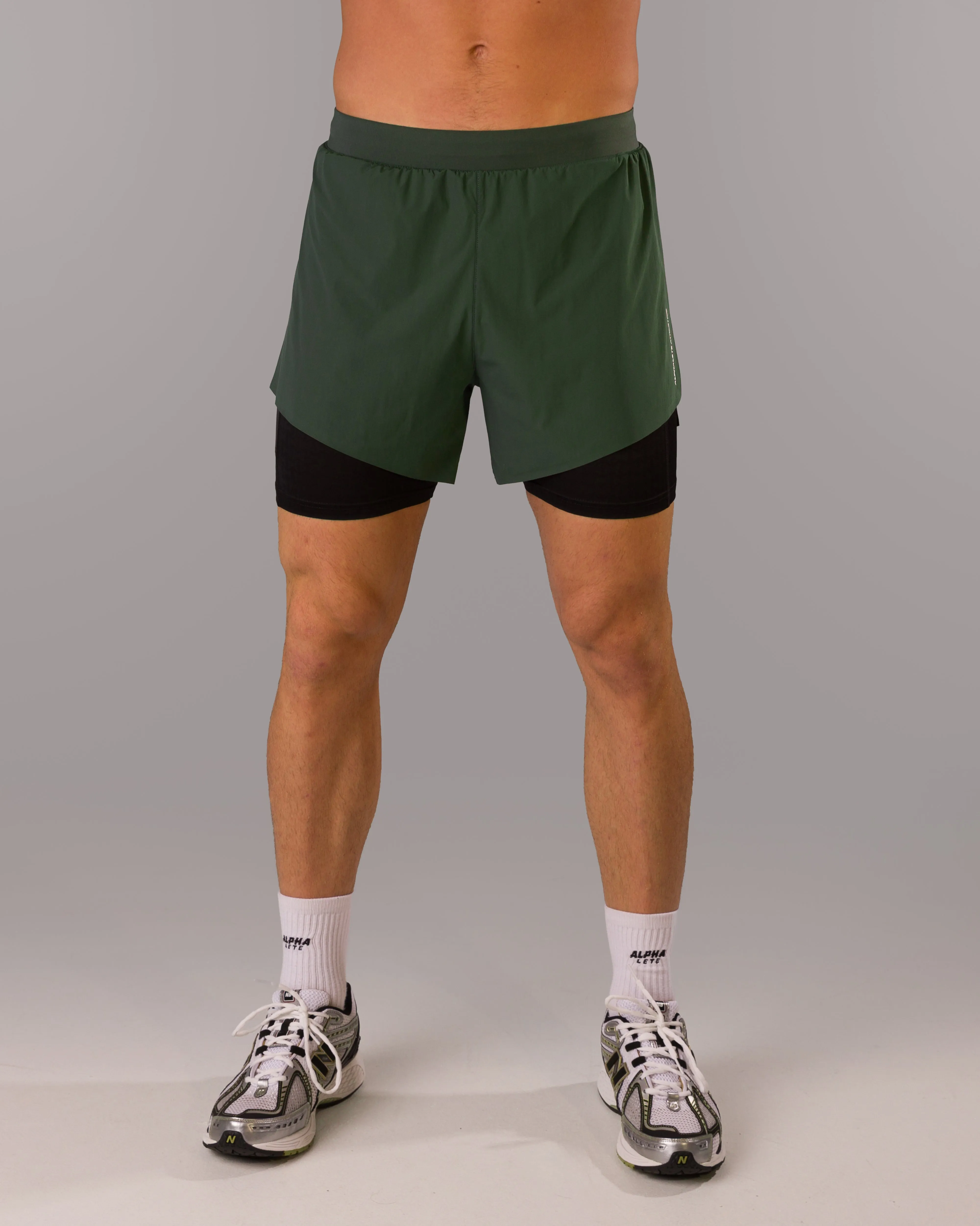 Flex Short - Moss Alphalete Athletics