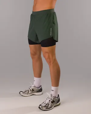 Flex Short - Moss Alphalete Athletics