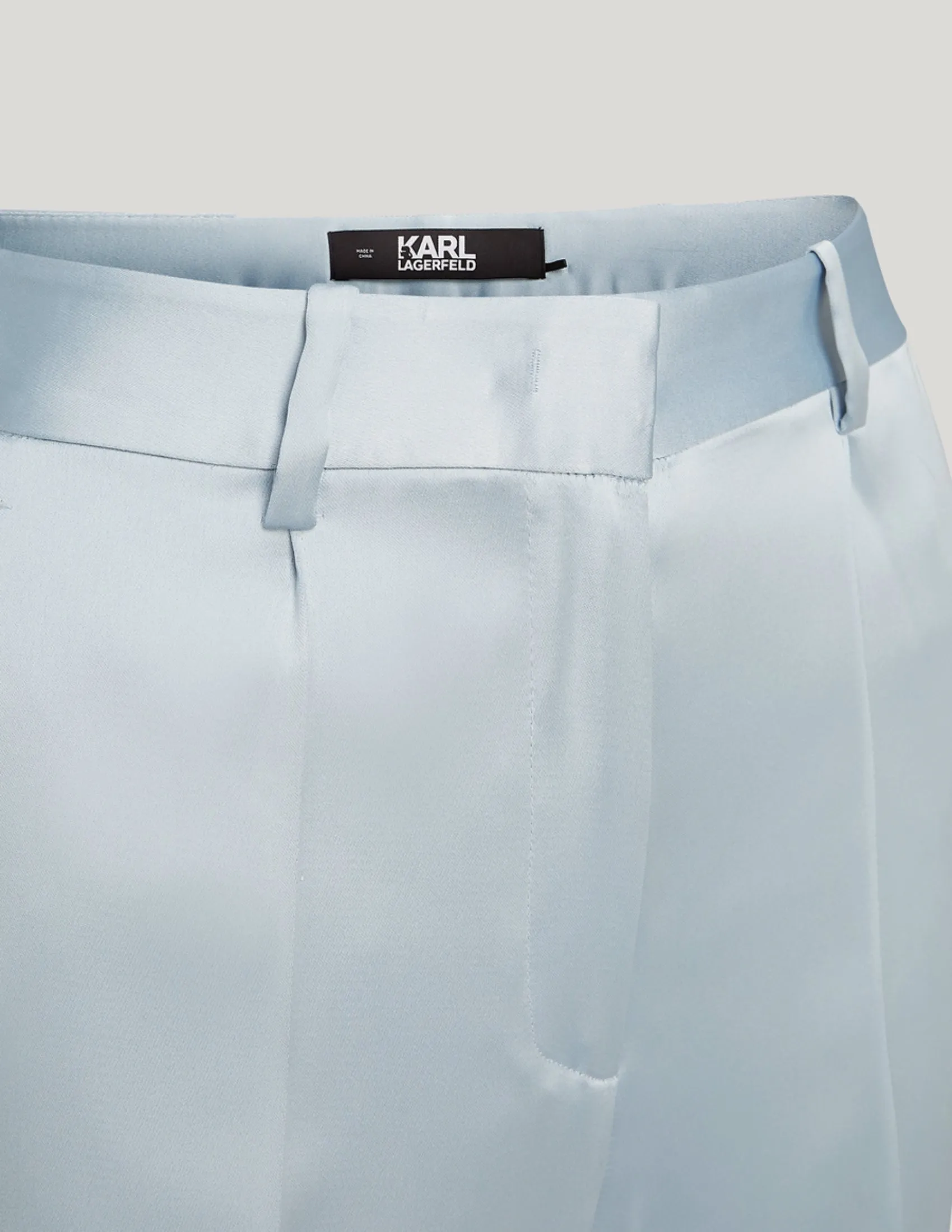FLUID SATIN TAILORED PANTS