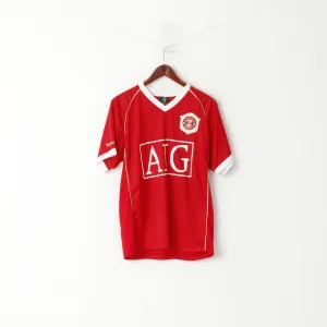 Football League Men M Shirt Red Manchester Football Rooney #8 Jersey Top