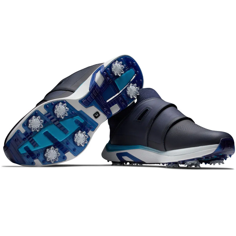 FootJoy Hyperflex BOA Spiked Waterproof Shoes - Navy/Blue/White
