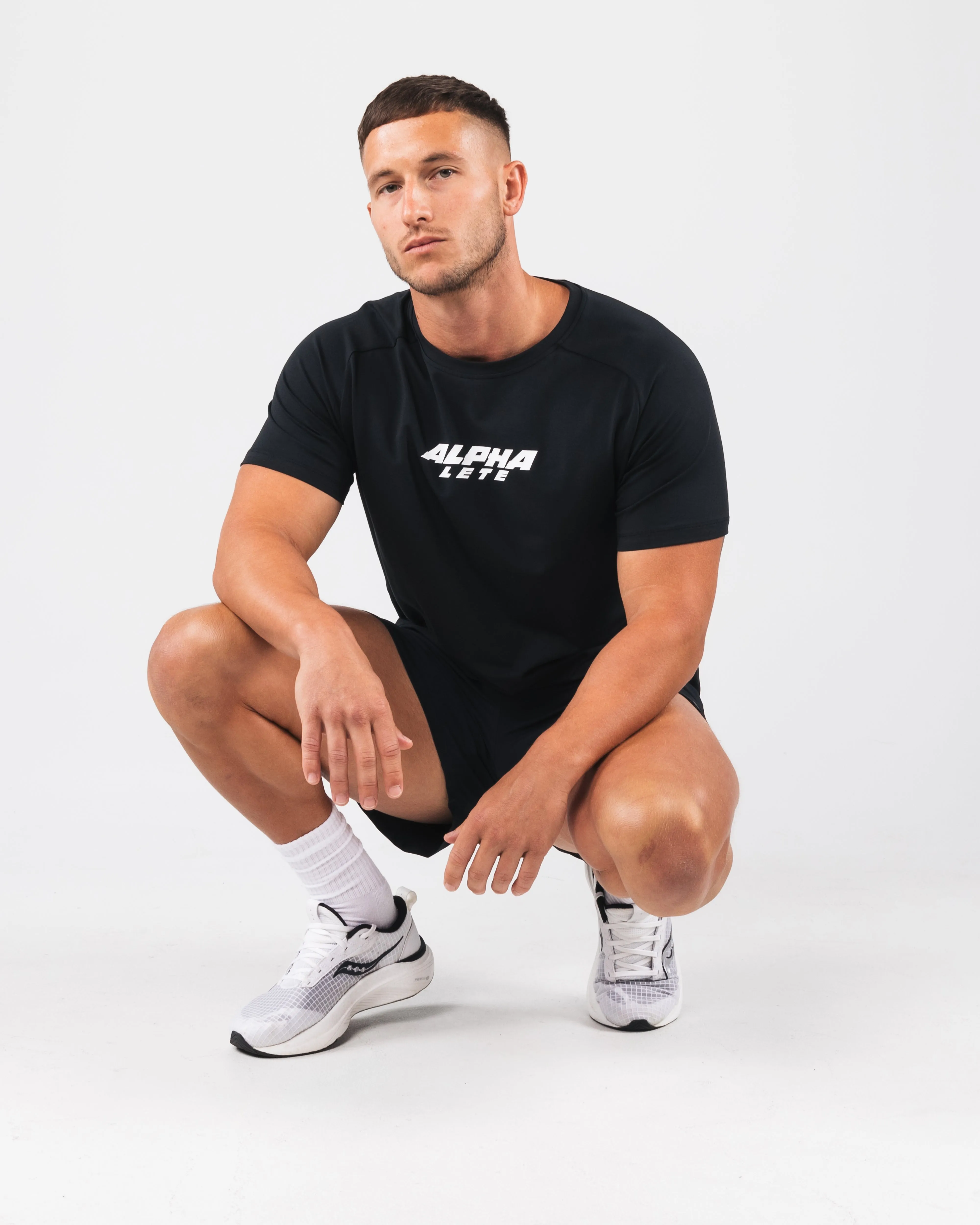 Force Core Tee - Black Alphalete Athletics