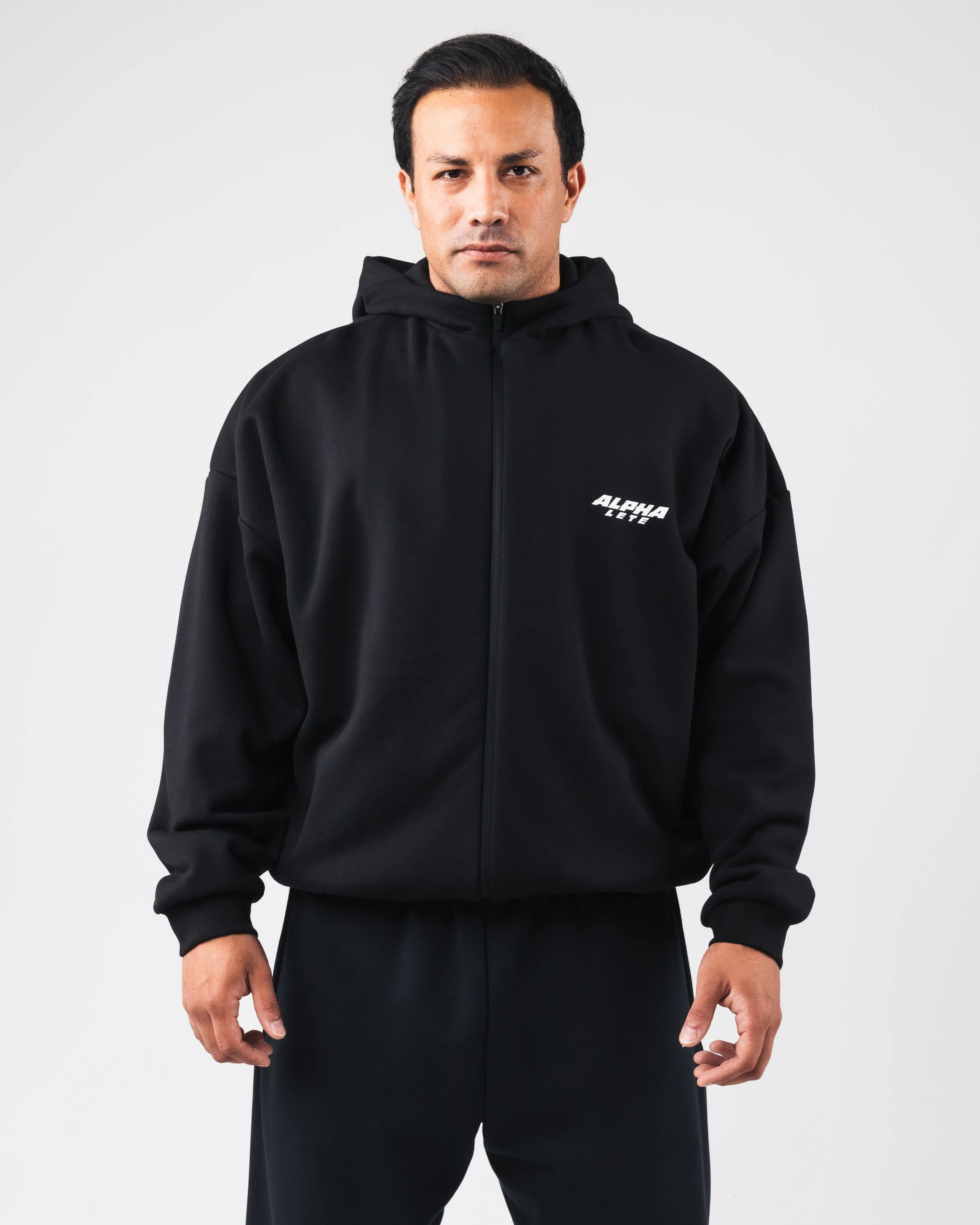 Force Renew Zip Hoodie - Black Alphalete Athletics