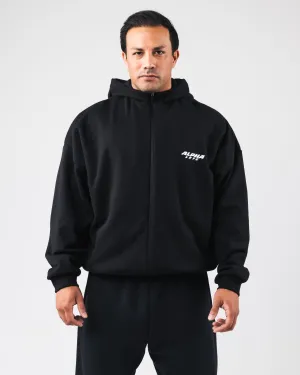 Force Renew Zip Hoodie - Black Alphalete Athletics