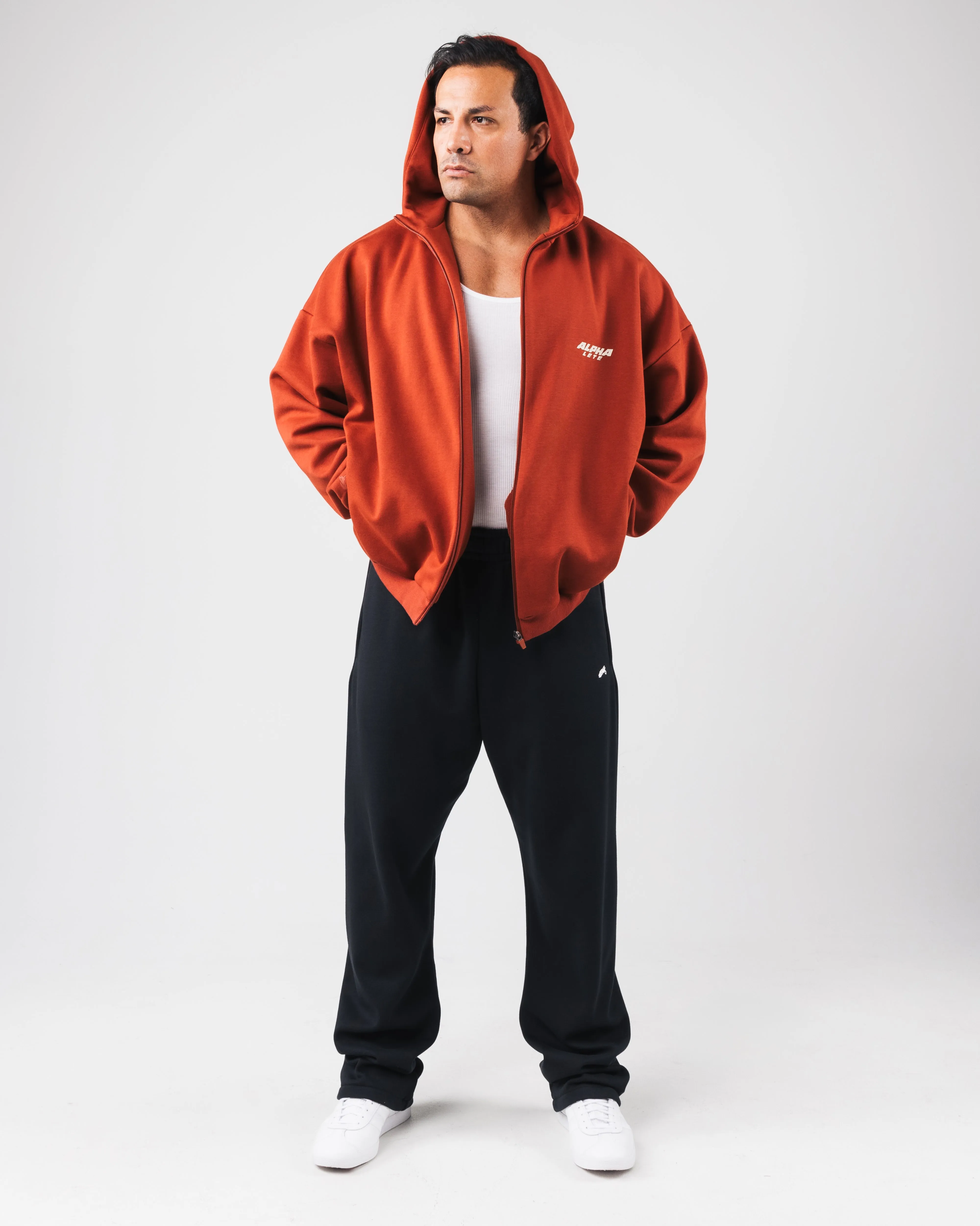 Force Renew Zip Hoodie - Rust Alphalete Athletics