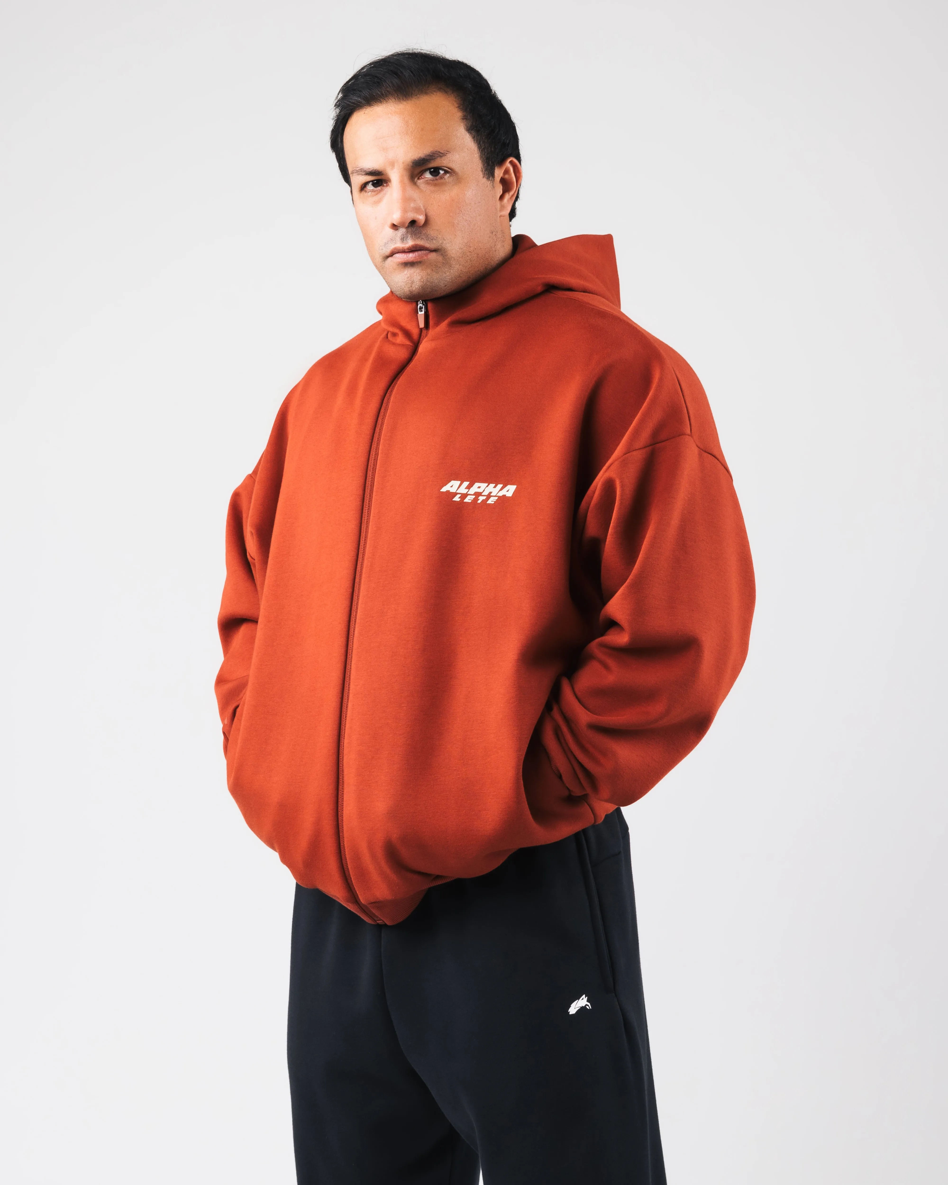 Force Renew Zip Hoodie - Rust Alphalete Athletics