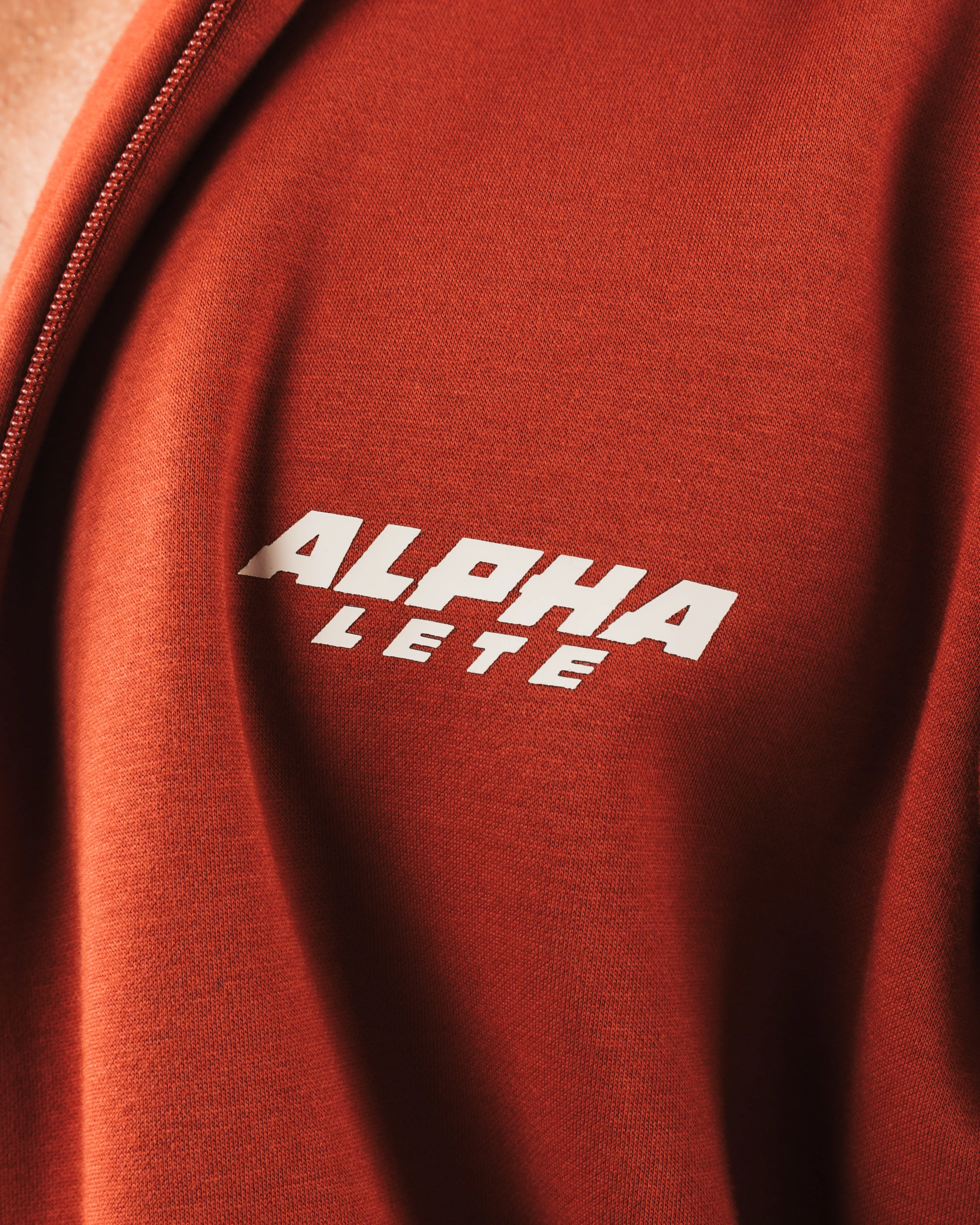 Force Renew Zip Hoodie - Rust Alphalete Athletics