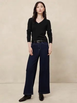 Forever V-Neck Sweater Banana Republic