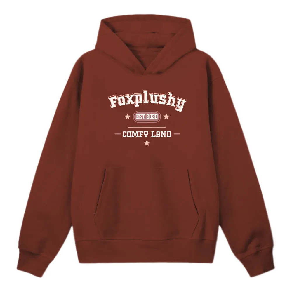 Foxplushy Comfy Land Hoodie(Red)