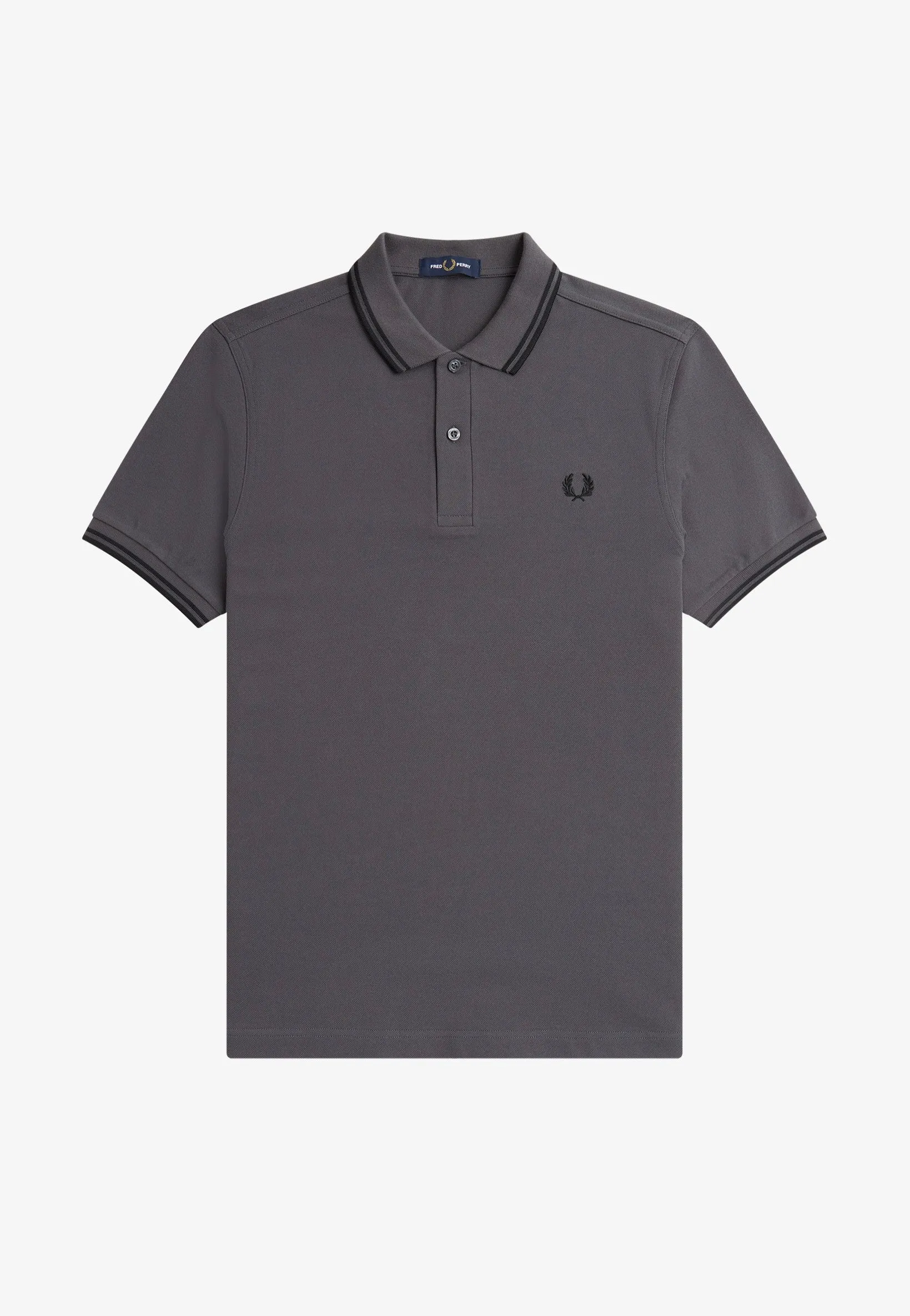 Fred Perry - Back Graphic Gunmetal - Polo