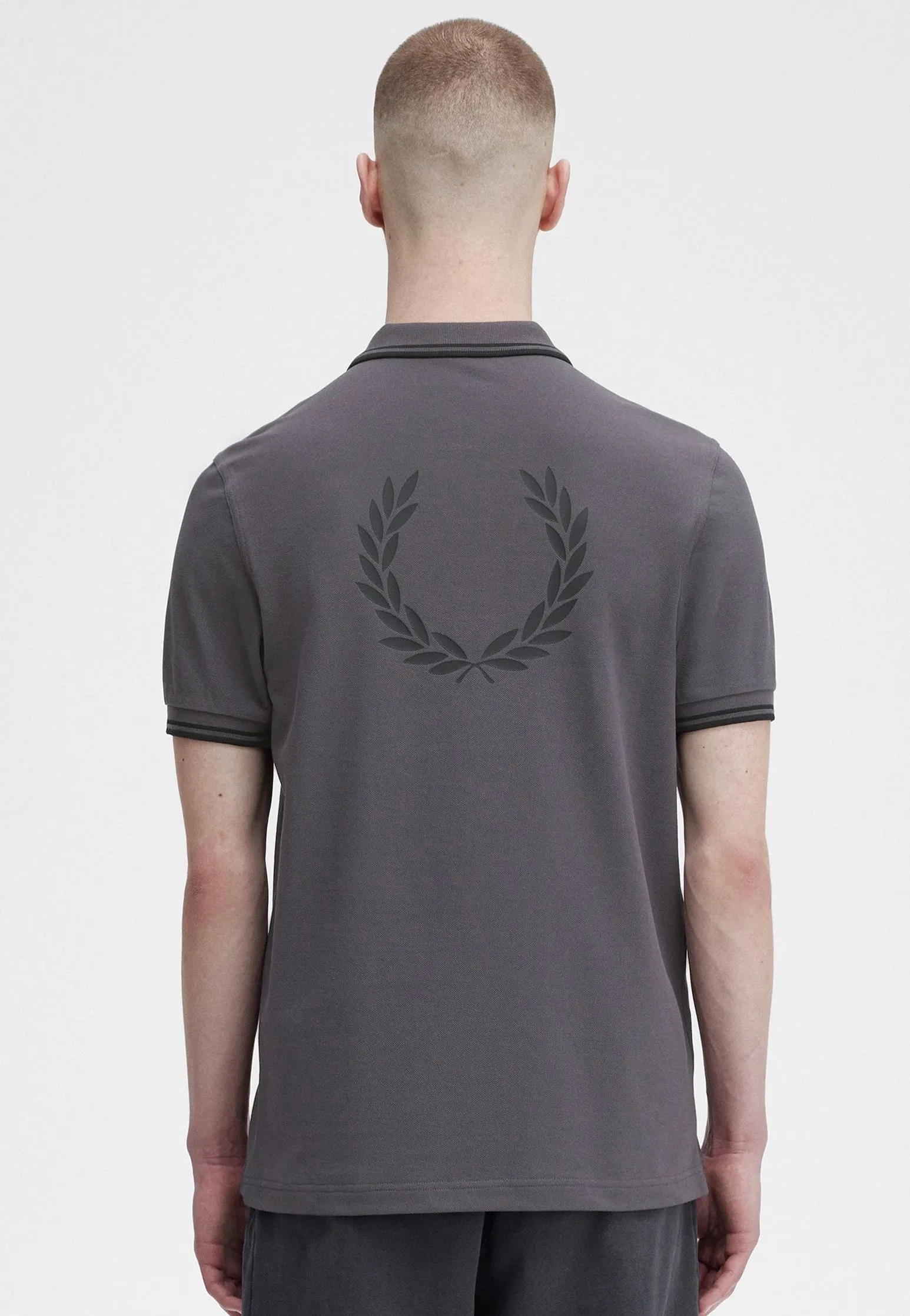 Fred Perry - Back Graphic Gunmetal - Polo
