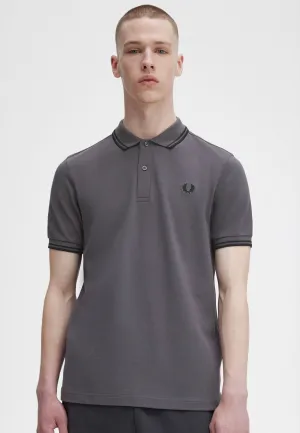 Fred Perry - Back Graphic Gunmetal - Polo