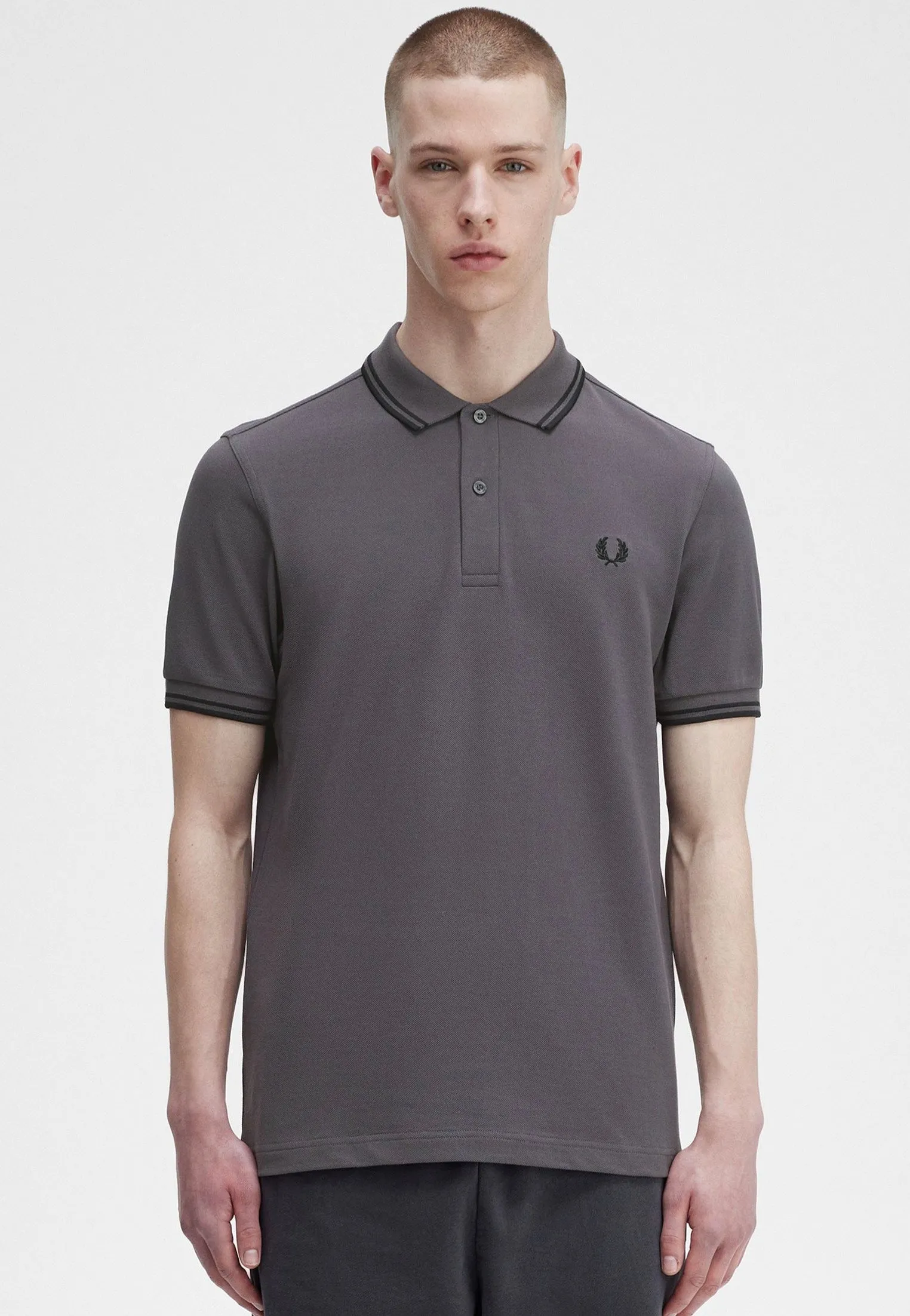 Fred Perry - Back Graphic Gunmetal - Polo