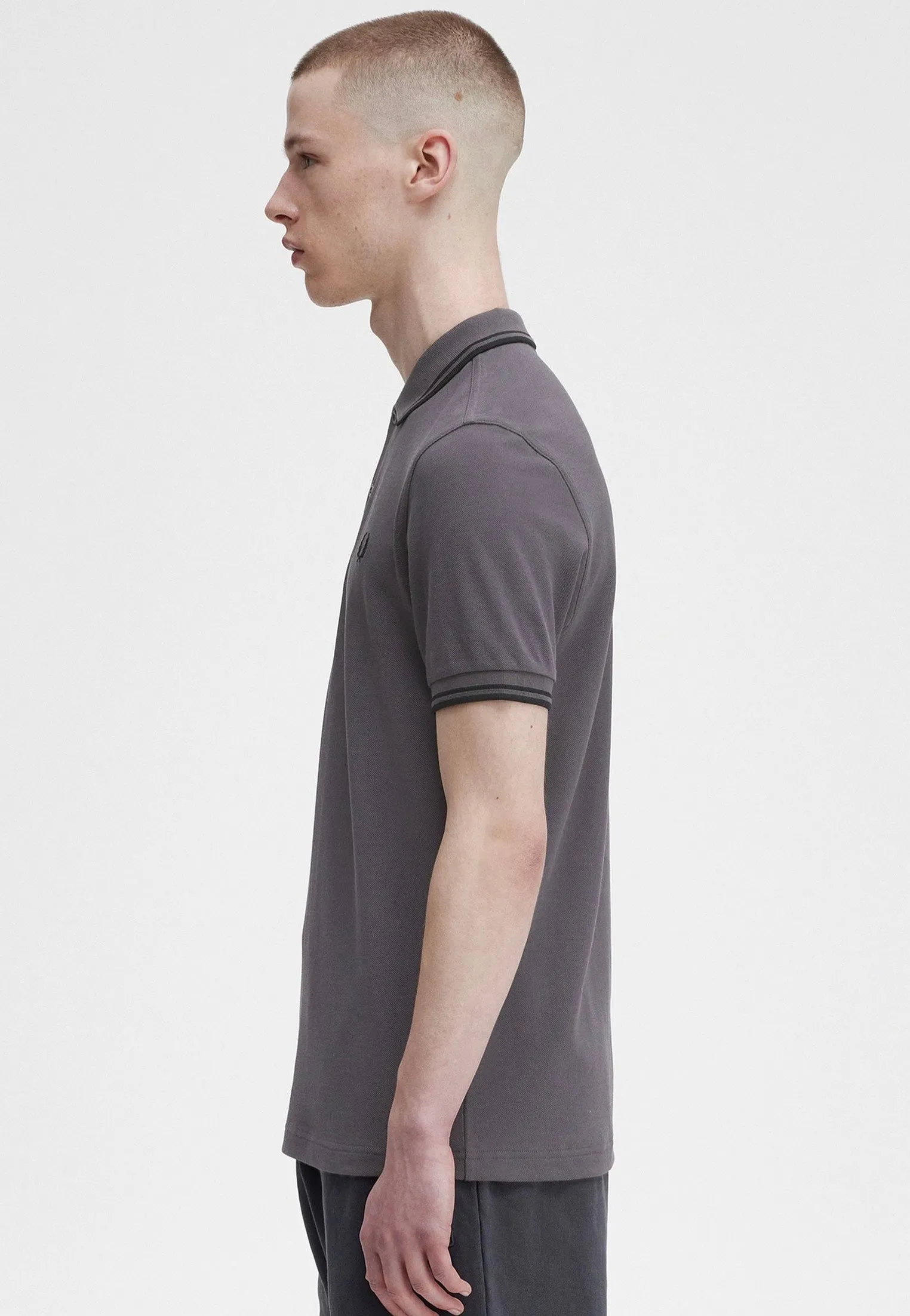 Fred Perry - Back Graphic Gunmetal - Polo