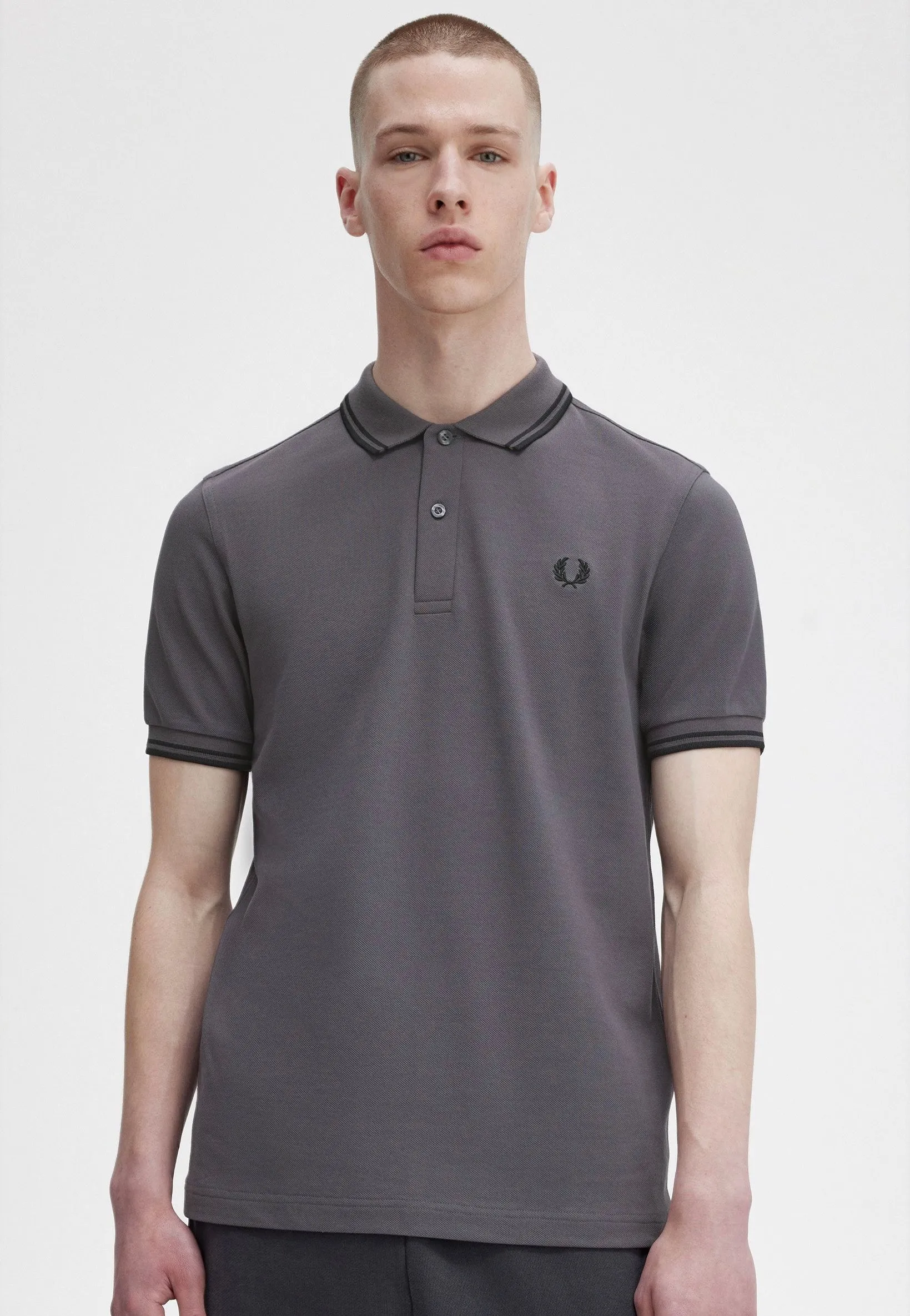 Fred Perry - Back Graphic Gunmetal - Polo