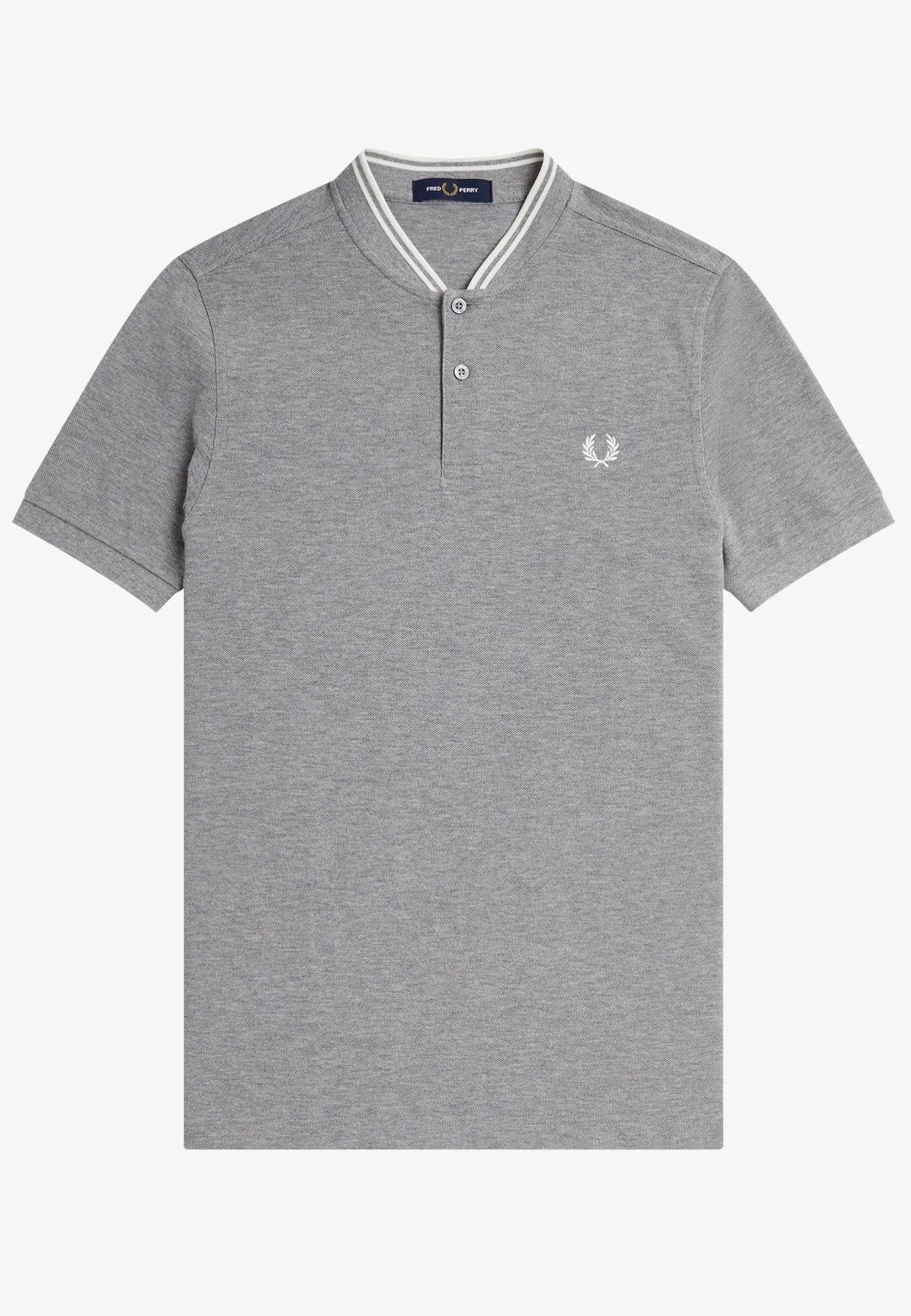 Fred Perry - Bomber Collar Steel Marl - Polo