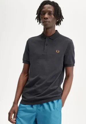 Fred Perry - Plain Anchor Grey/Dark Caramel - Polo