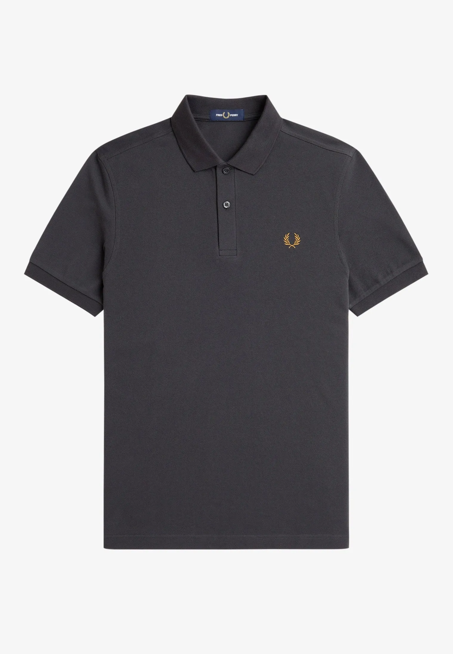 Fred Perry - Plain Anchor Grey/Dark Caramel - Polo