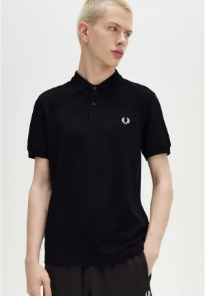 Fred Perry - Plain Black/Snow White - Polo