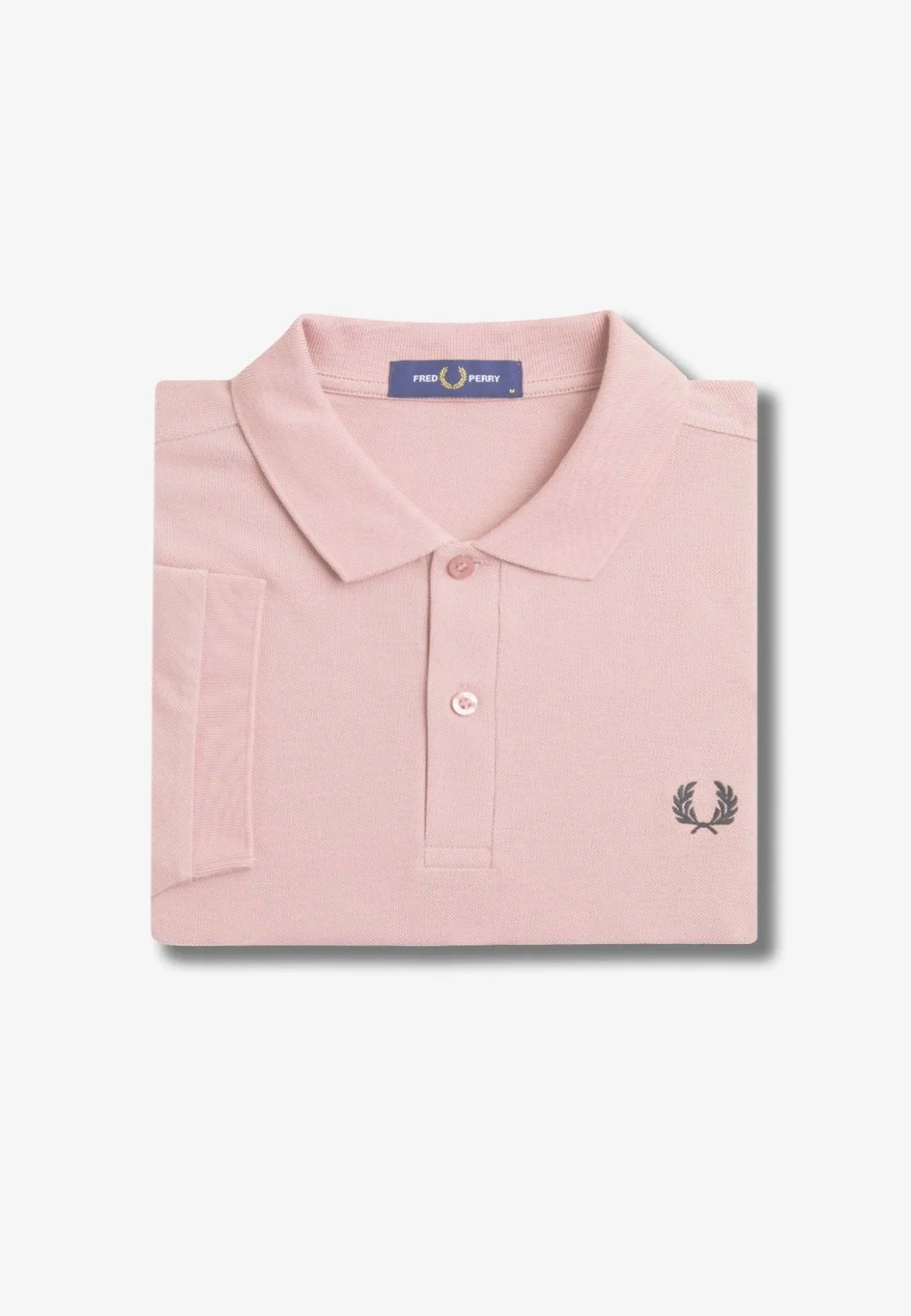 Fred Perry - Plain Dusty Rose Pink/Black - Polo