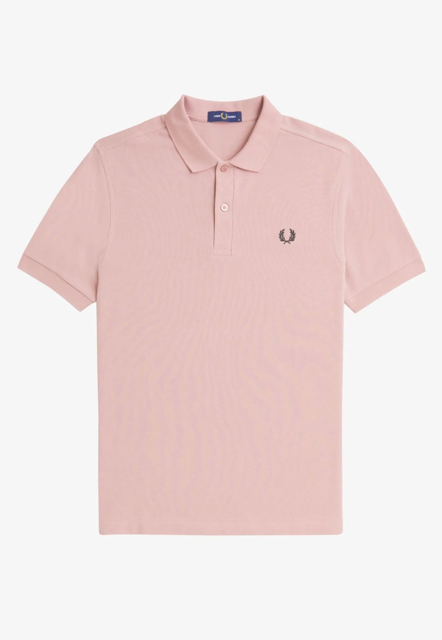 Fred Perry - Plain Dusty Rose Pink/Black - Polo