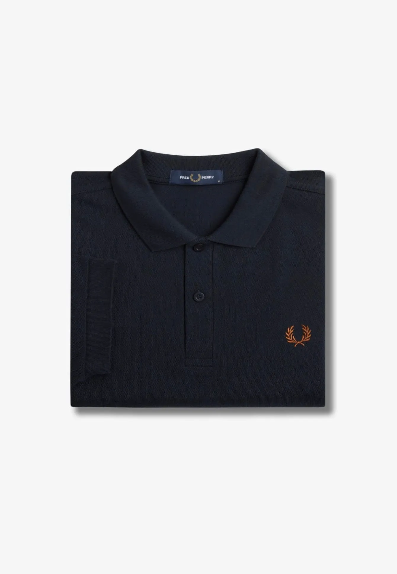 Fred Perry - Plain Navy/Nut Flake - Polo