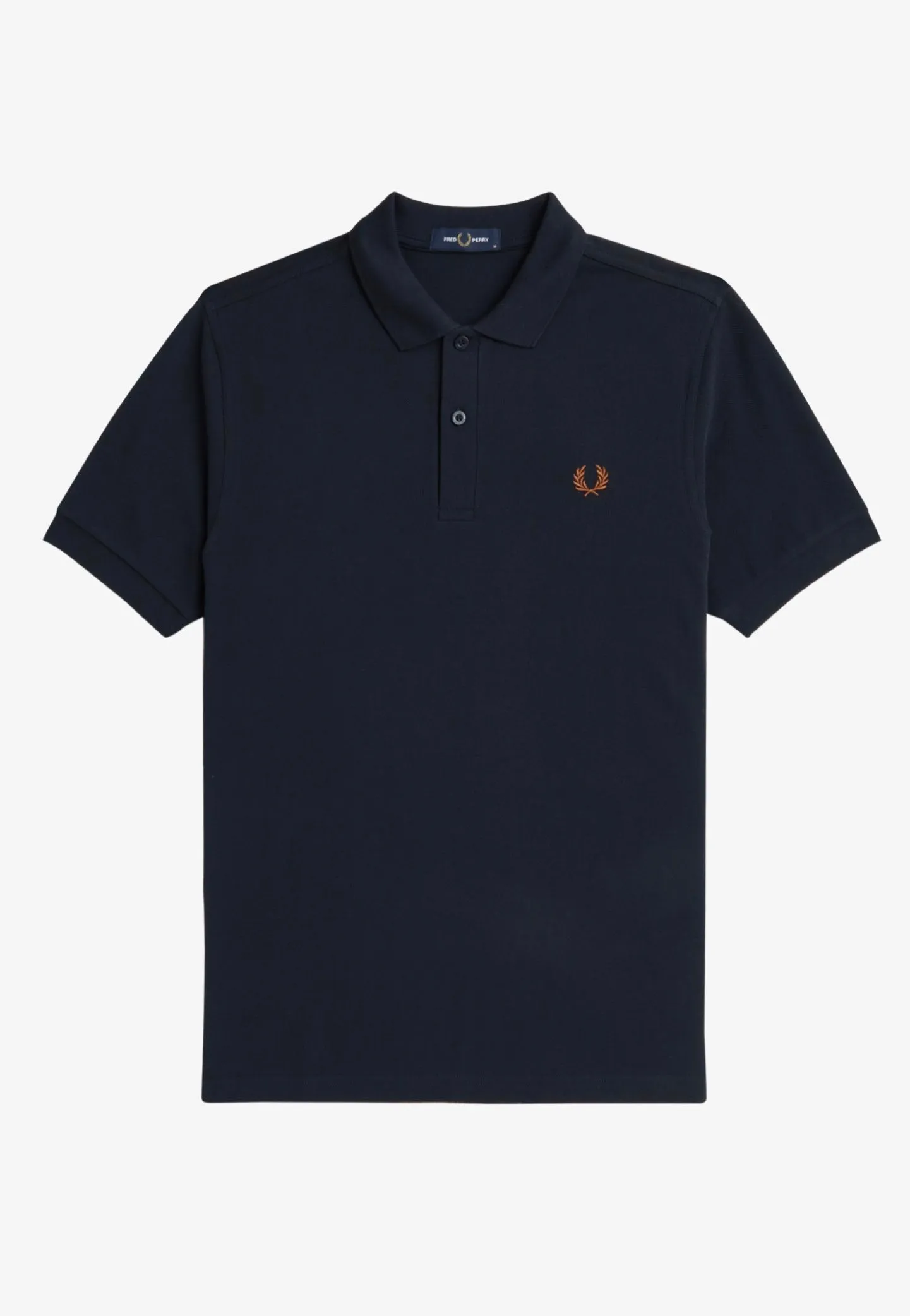 Fred Perry - Plain Navy/Nut Flake - Polo