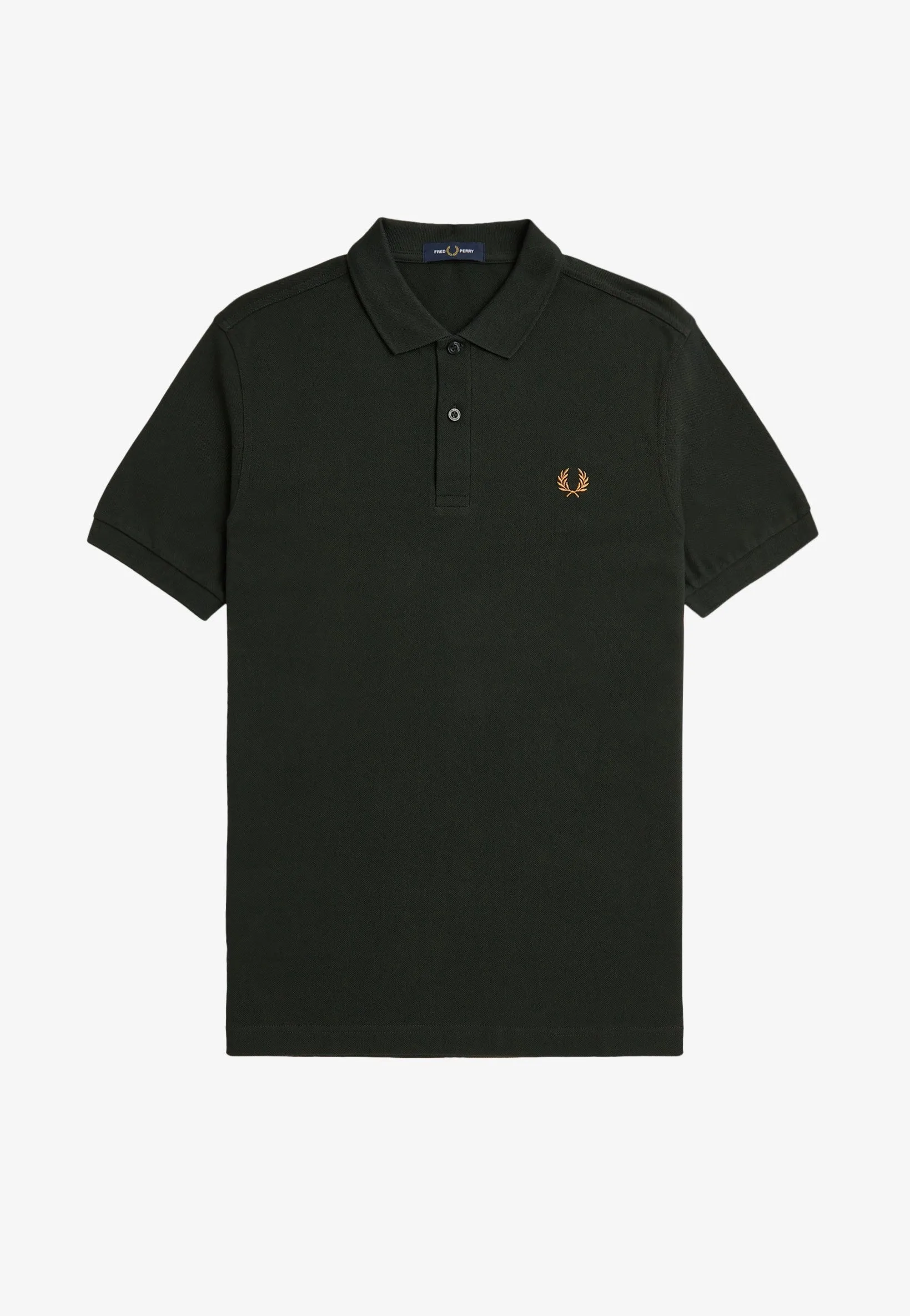 Fred Perry - Plain Night Green/Light Rust - Polo