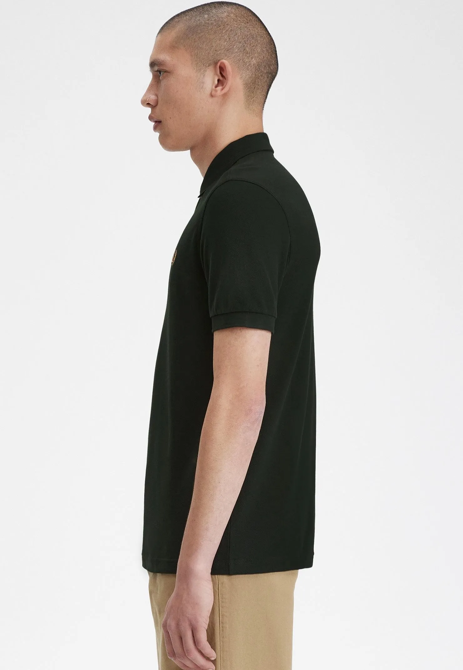 Fred Perry - Plain Night Green/Light Rust - Polo