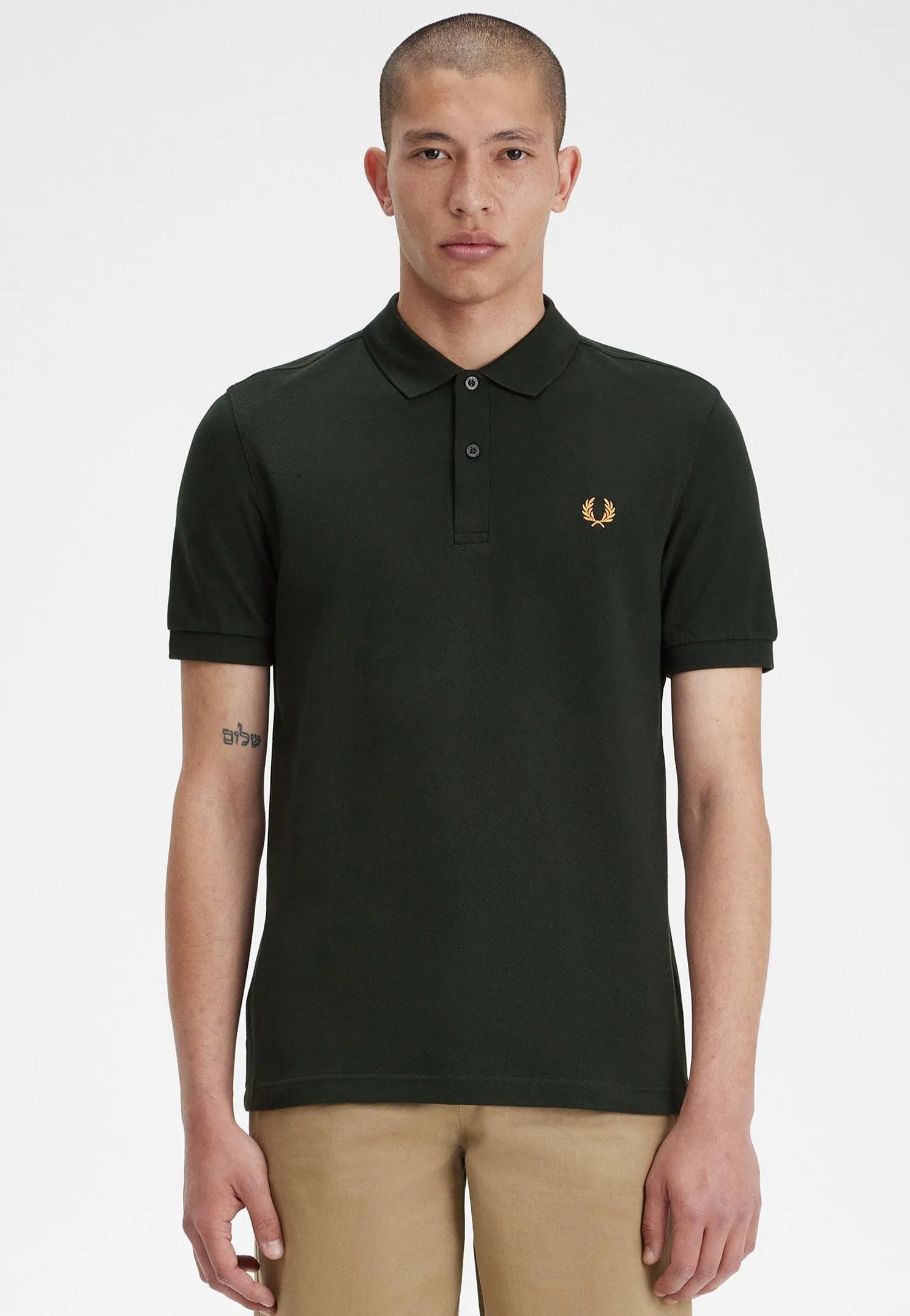 Fred Perry - Plain Night Green/Light Rust - Polo