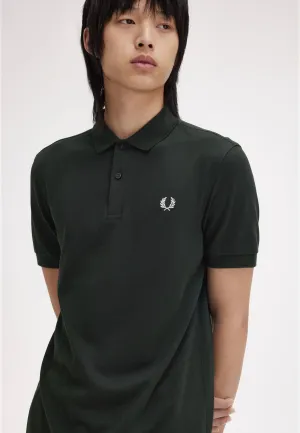 Fred Perry - Plain Night Green/Snow White - Polo