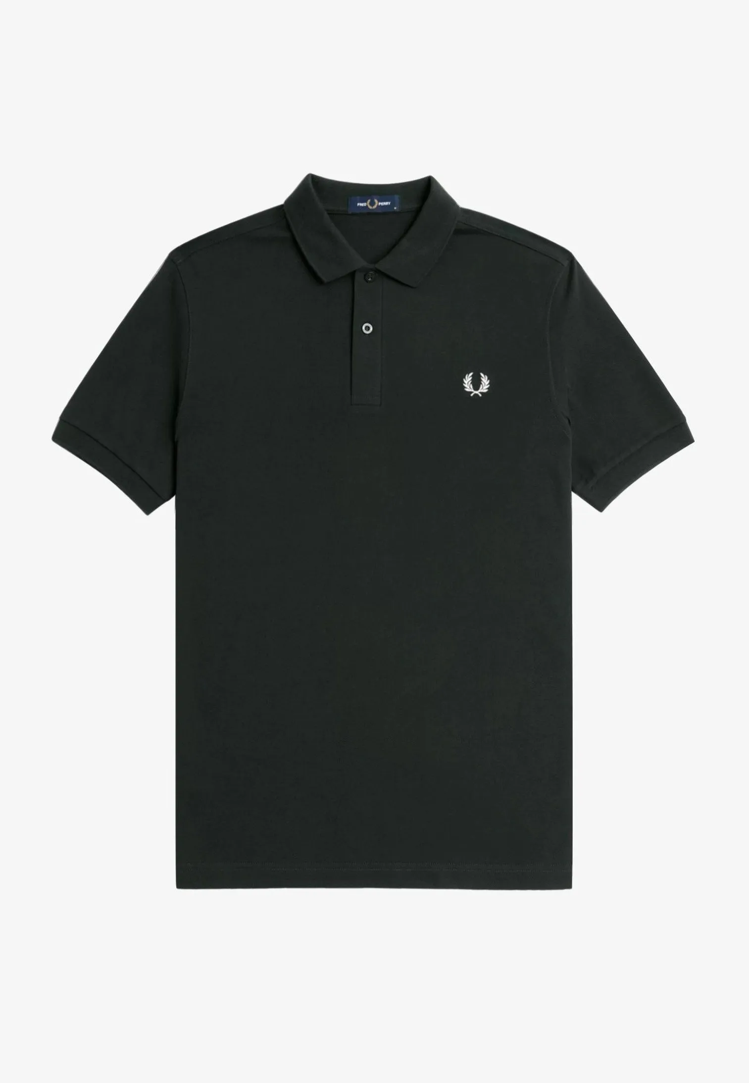 Fred Perry - Plain Night Green/Snow White - Polo