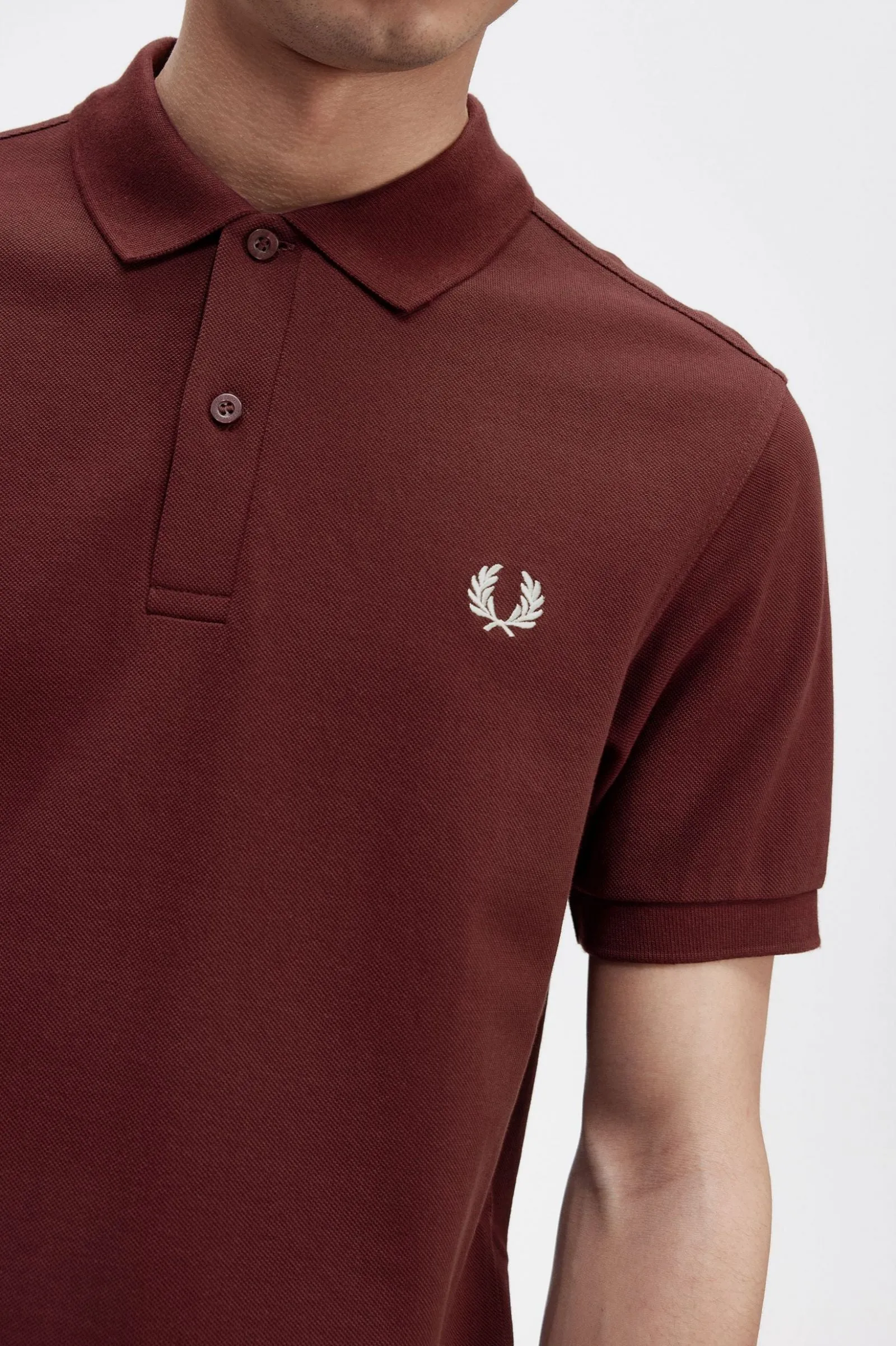 Fred Perry - Plain Oxblood - Polo