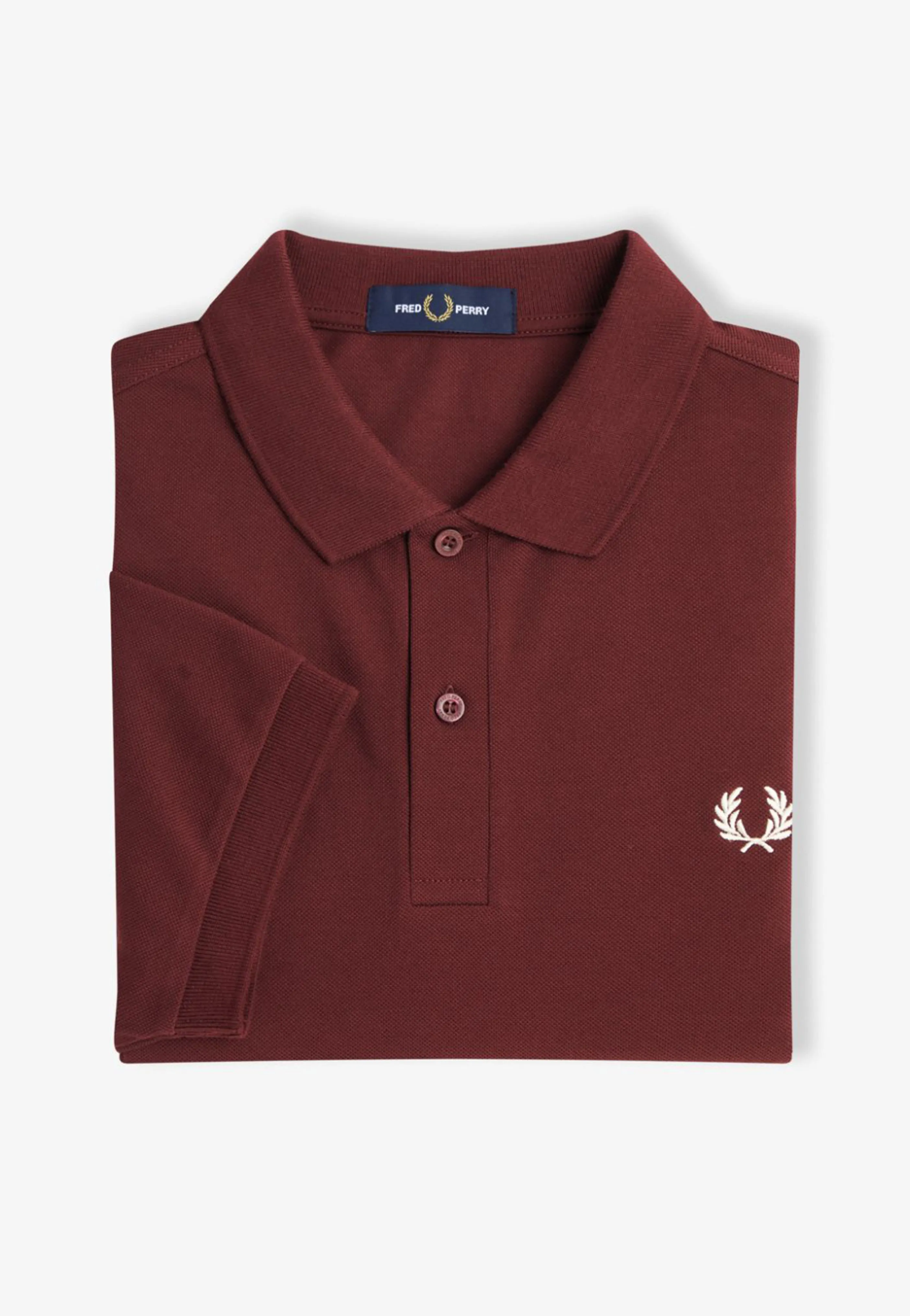Fred Perry - Plain Oxblood - Polo