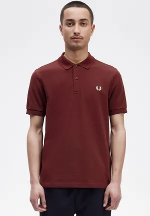 Fred Perry - Plain Oxblood - Polo