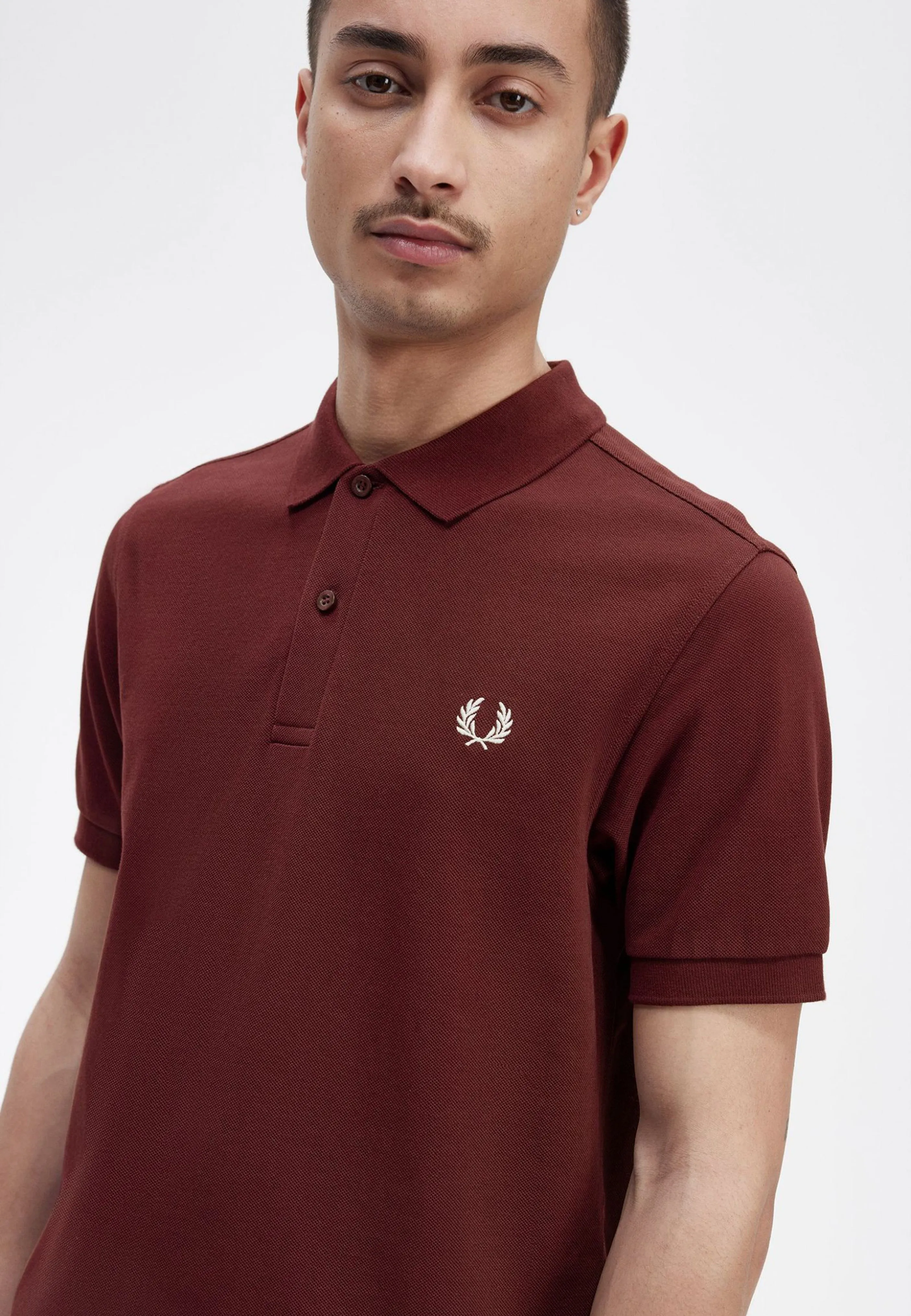Fred Perry - Plain Oxblood - Polo