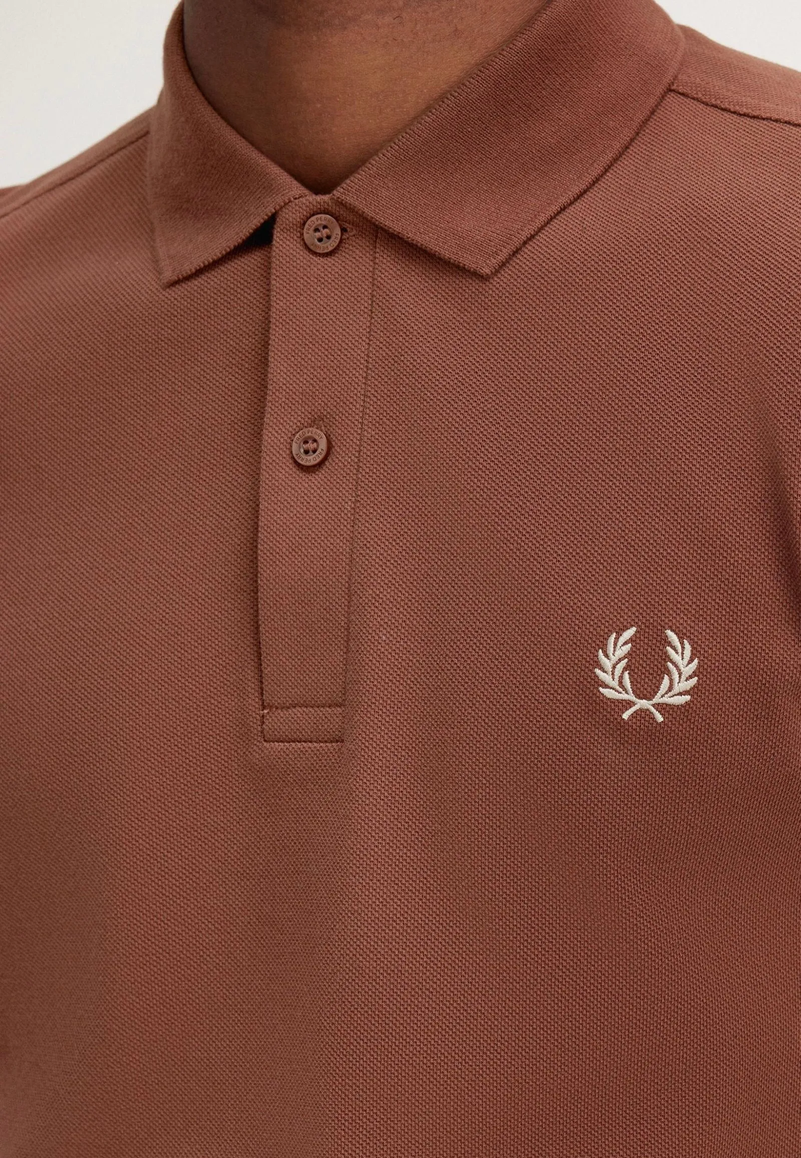 Fred Perry - Plain Whisky Brown/Porridge Marl - Polo