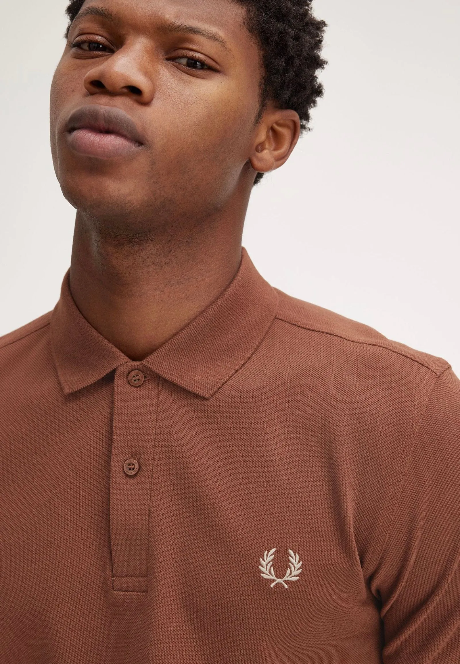 Fred Perry - Plain Whisky Brown/Porridge Marl - Polo