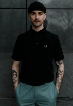 Fred Perry - Slim Fit Black/Chrome - Polo