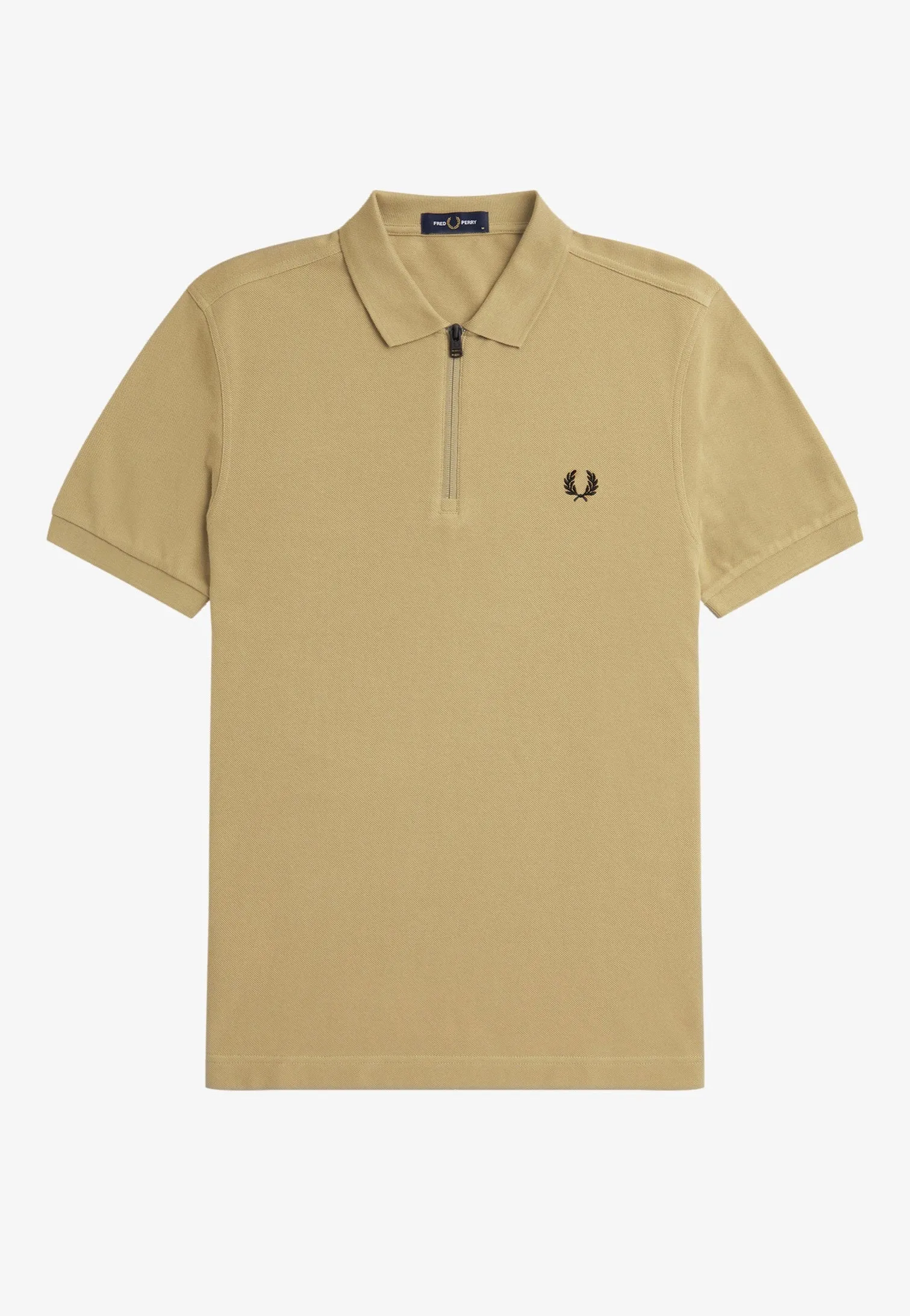 Fred Perry - Sport 1 Zip Neck Warm Stone - Polo