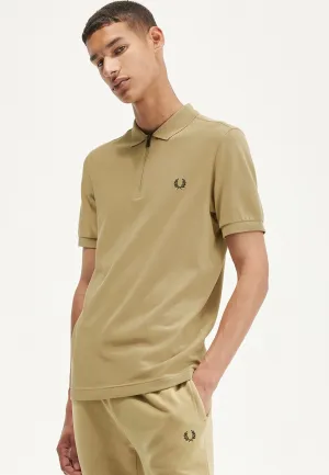 Fred Perry - Sport 1 Zip Neck Warm Stone - Polo