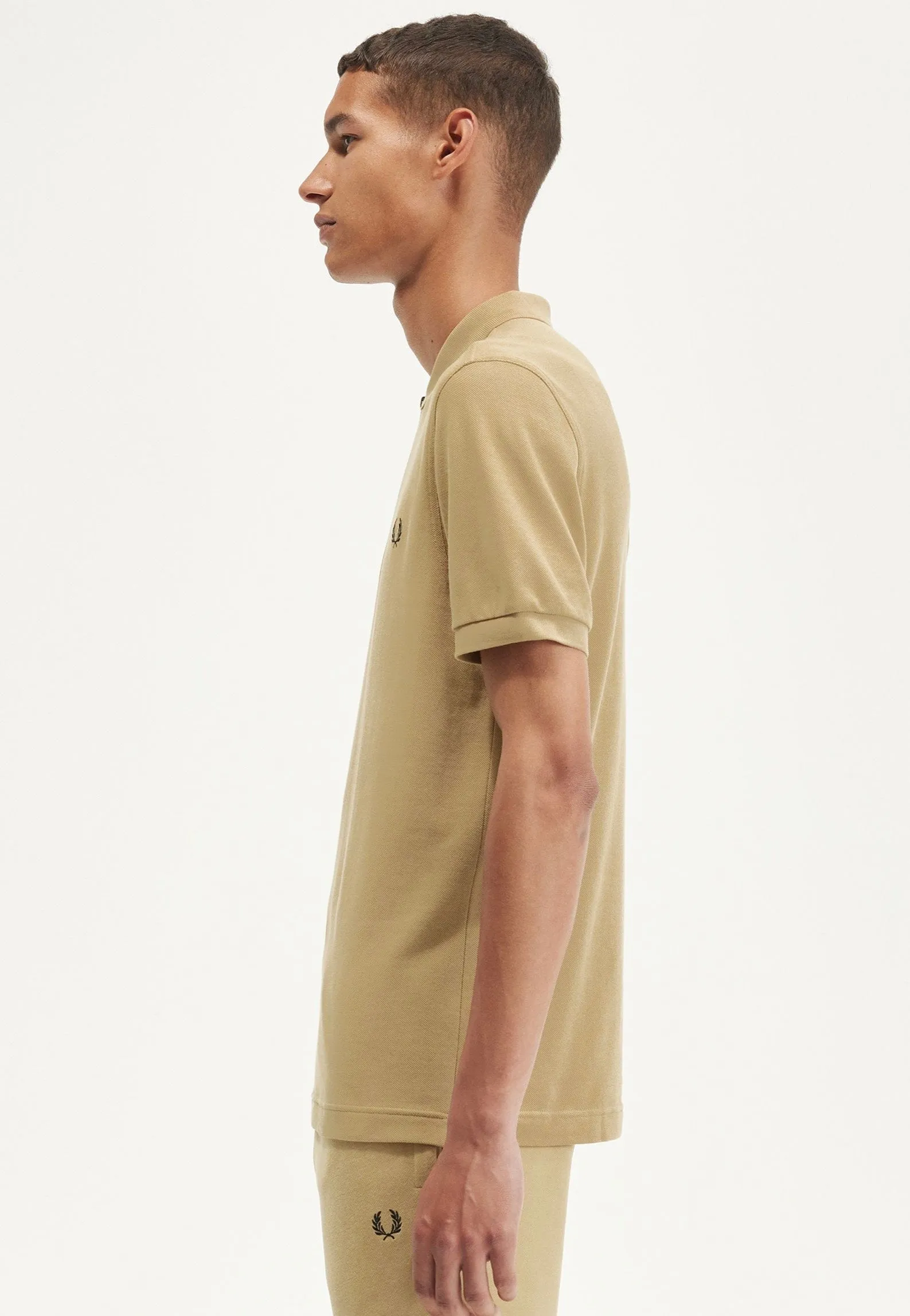 Fred Perry - Sport 1 Zip Neck Warm Stone - Polo