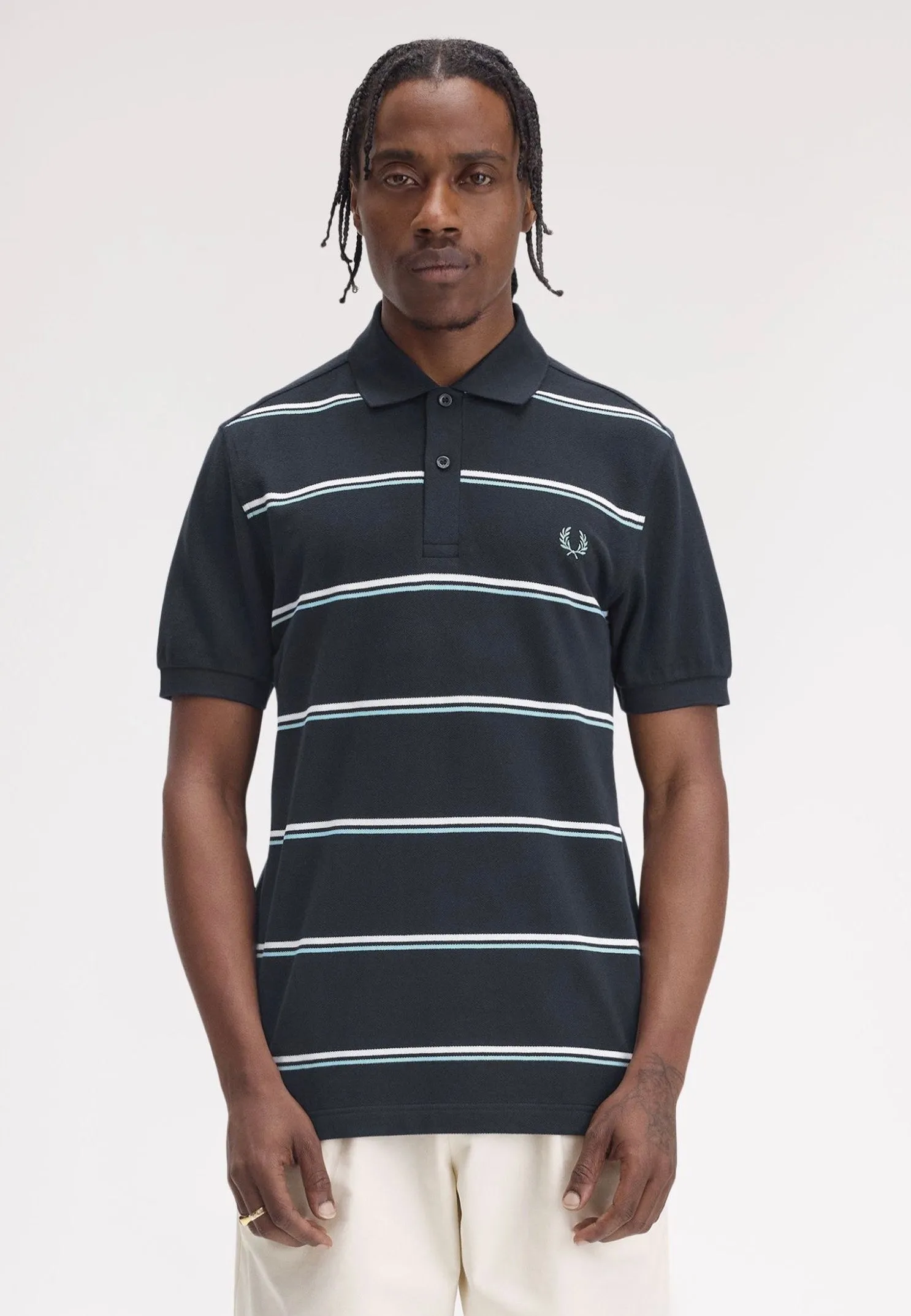 Fred Perry - Striped Navy - Polo