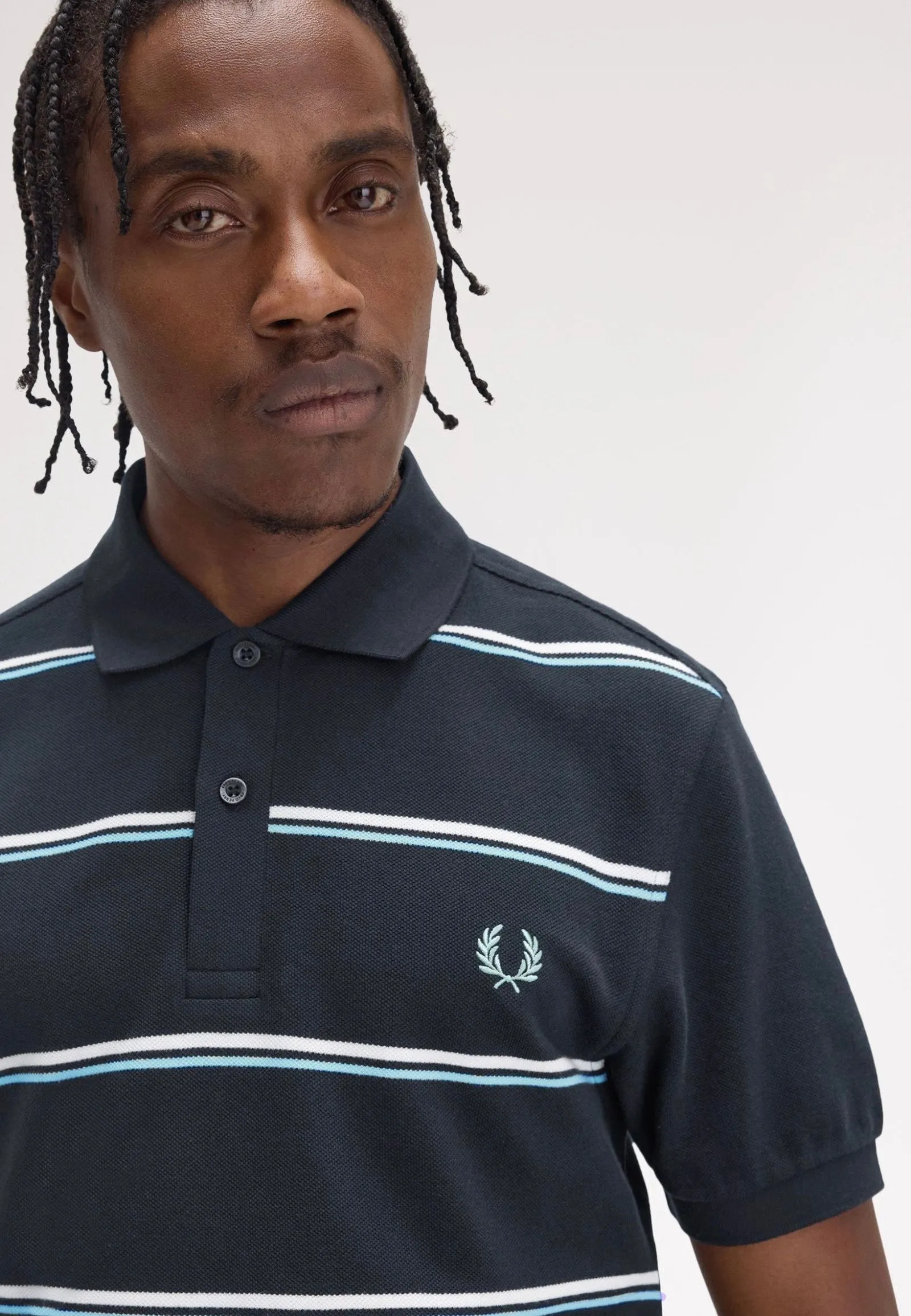 Fred Perry - Striped Navy - Polo